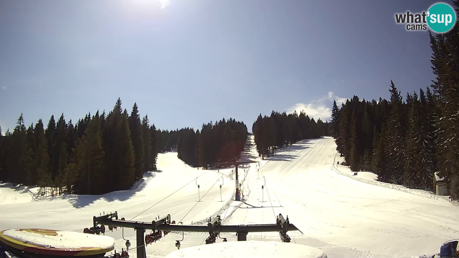 Skigebiet Rogla Webcam Ostruščica Piste 1 und 2