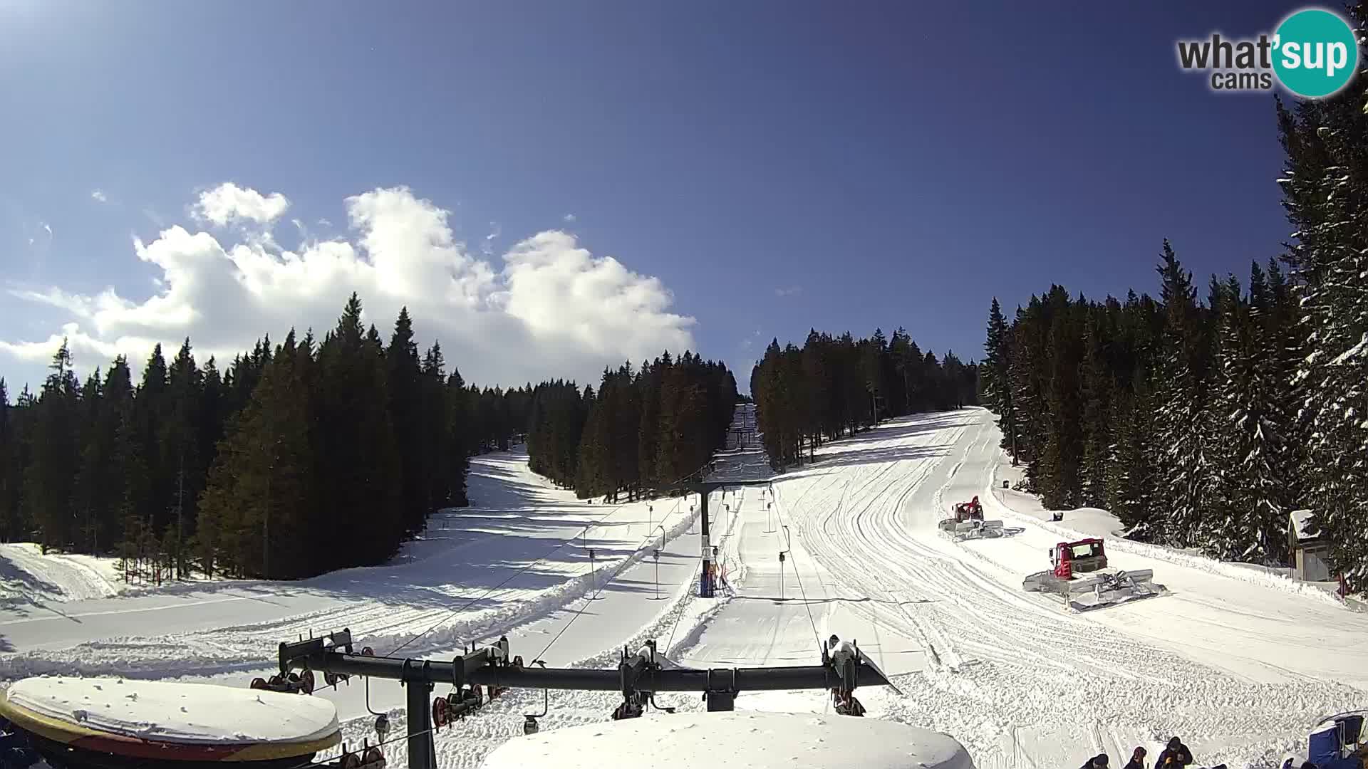 Skijalište Rogla web kamera Ostruščica proga 1 in 2