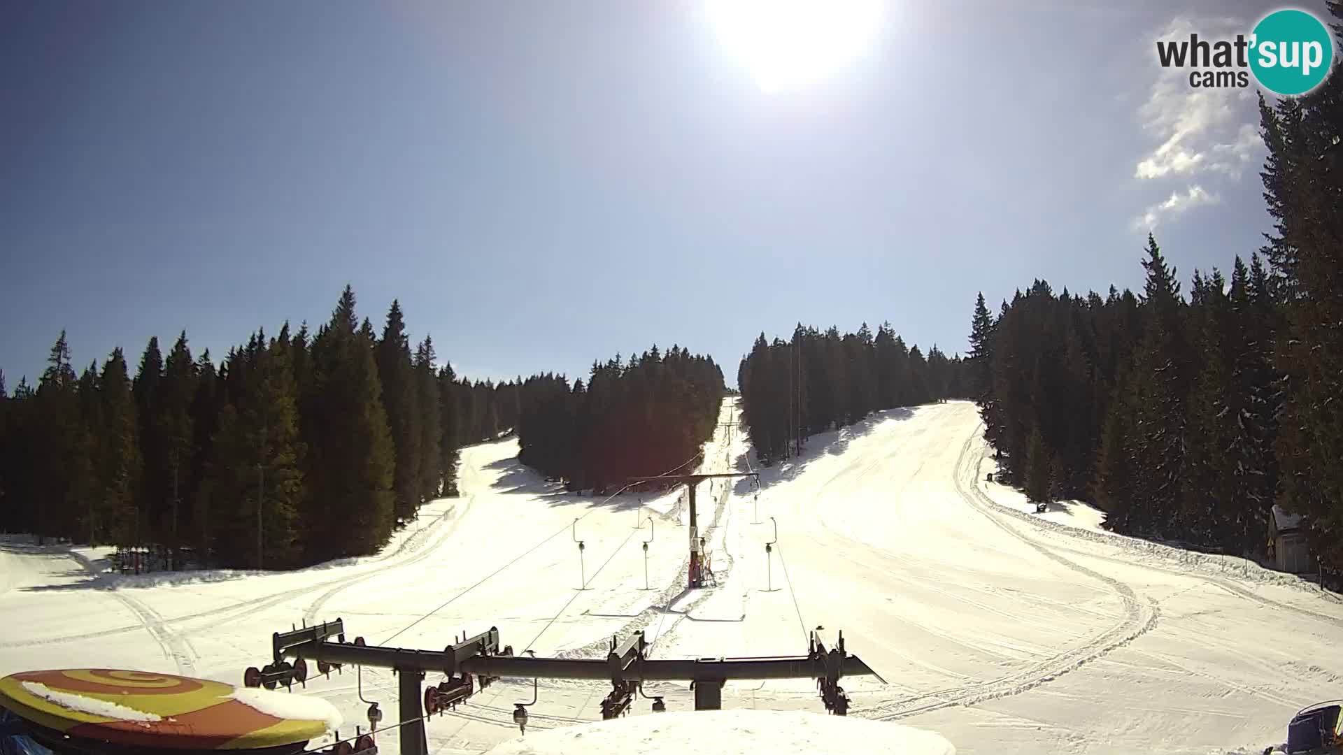 Estación de esquí Rogla Webcam Ostruščica pistas 1 y 2