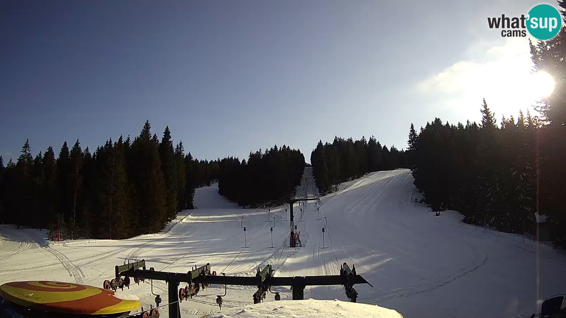 Comprensorio sciistico Rogla Webcam live Ostruščica piste 1 e 2