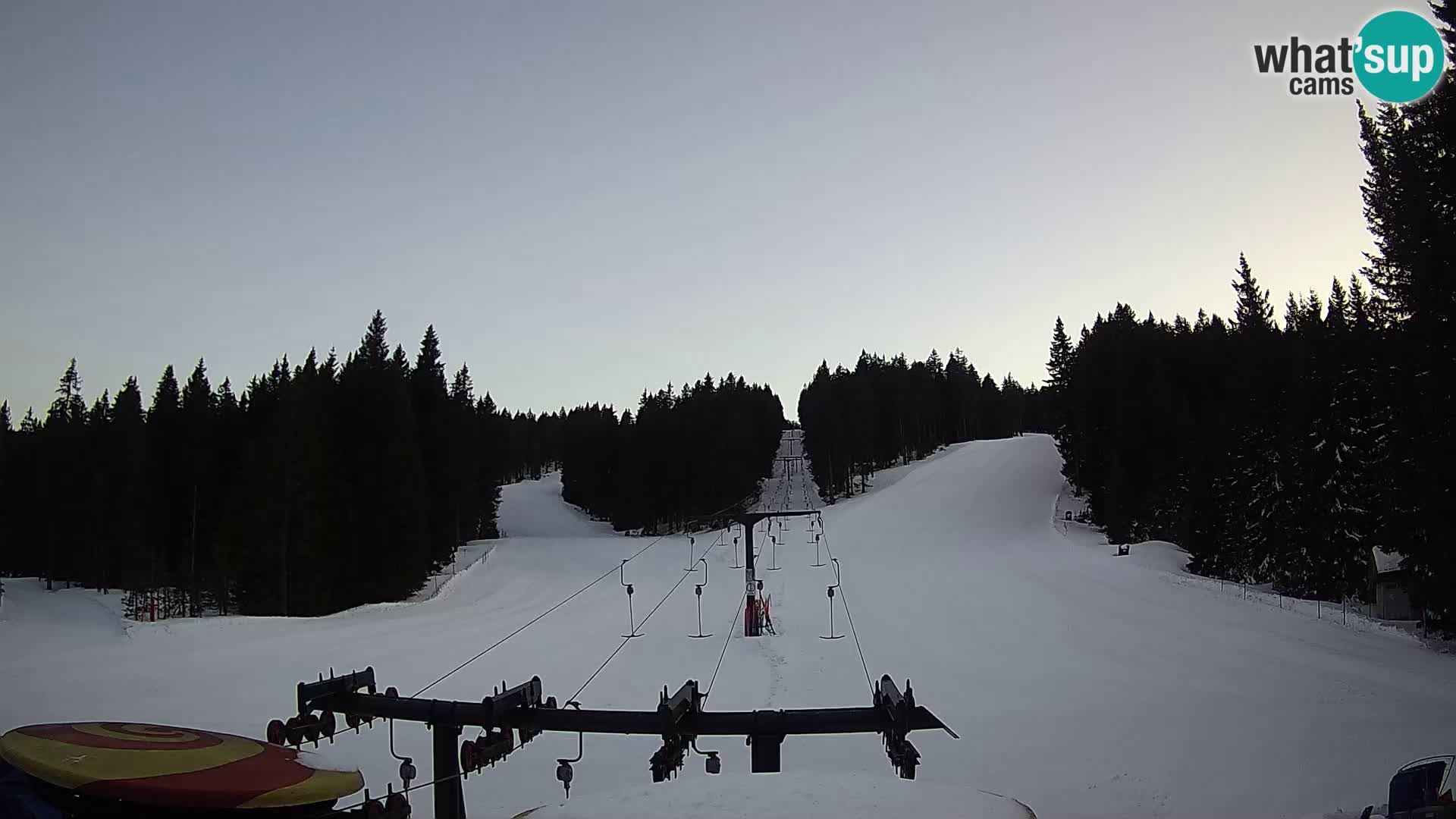 Skijalište Rogla web kamera Ostruščica proga 1 in 2