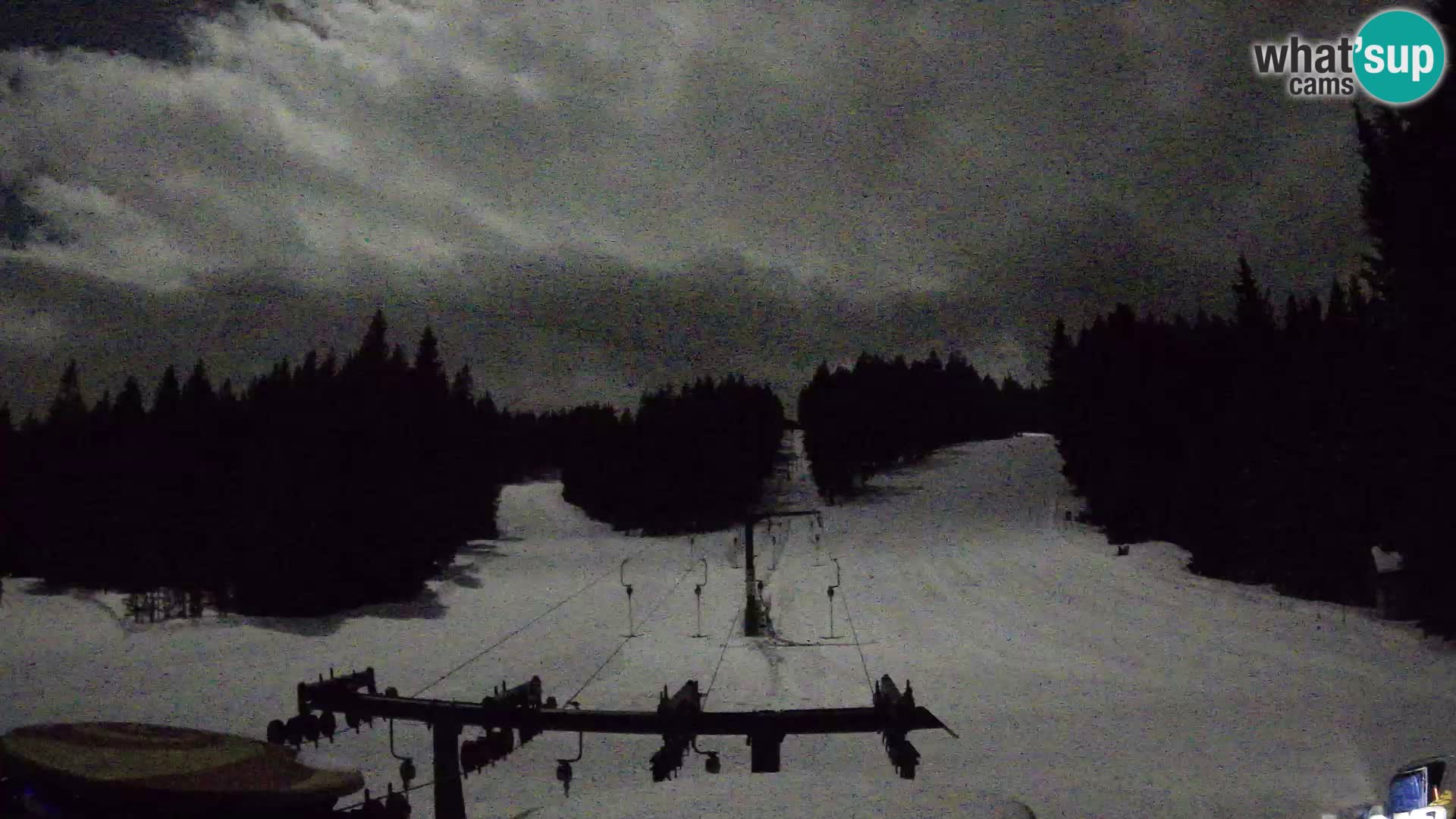 Smučišče Rogla Spletna kamera Ostruščica proga 1 in 2
