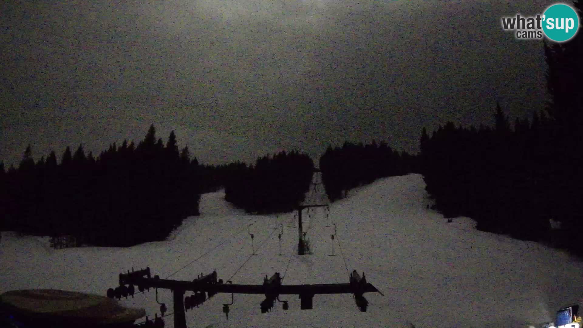 Smučišče Rogla Spletna kamera Ostruščica proga 1 in 2