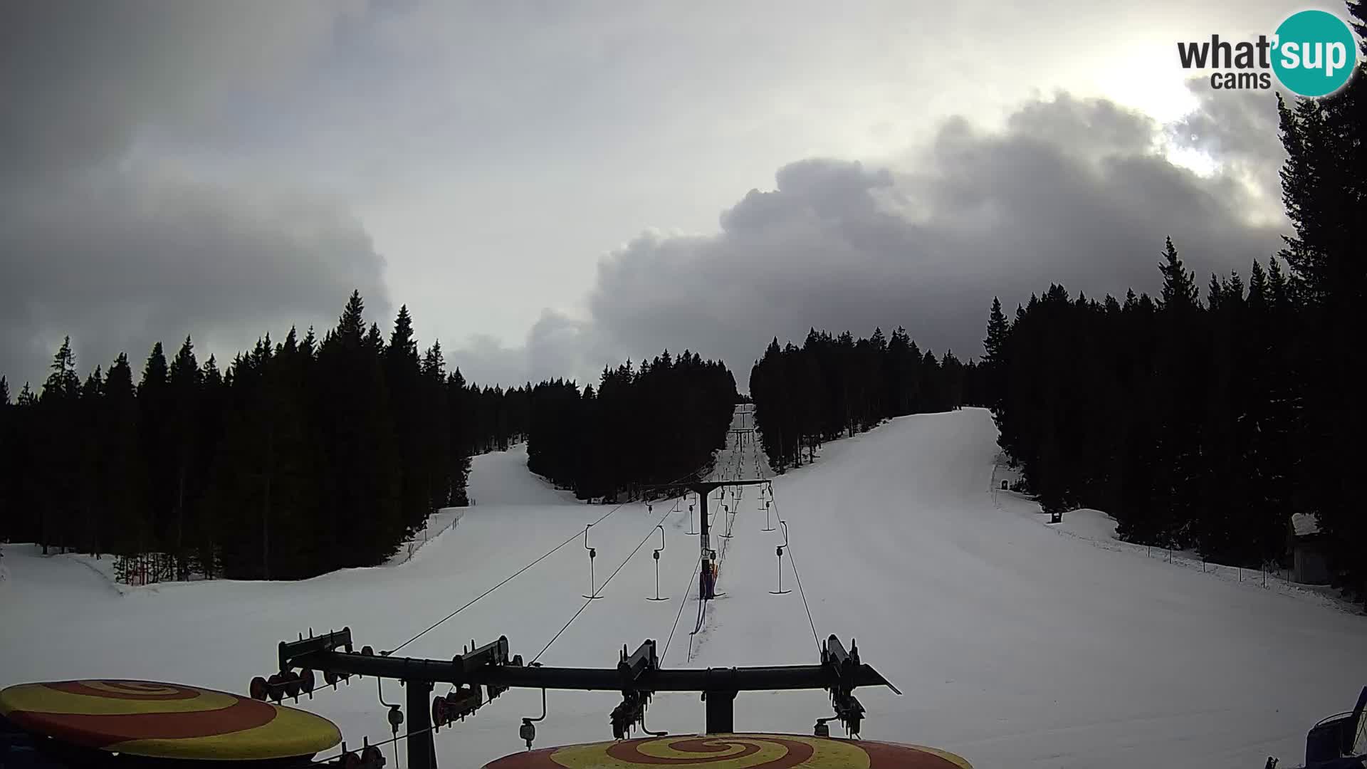 Comprensorio sciistico Rogla Webcam live Ostruščica piste 1 e 2