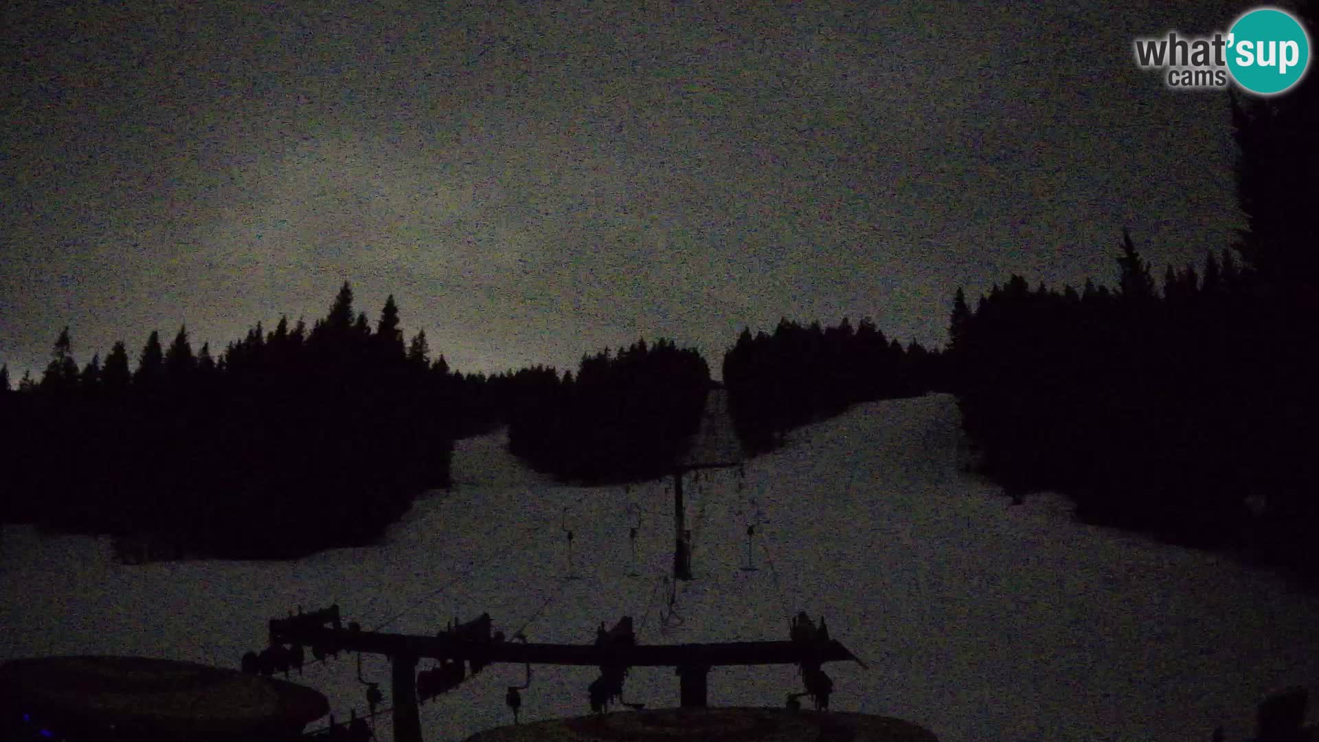 Smučišče Rogla Spletna kamera Ostruščica proga 1 in 2