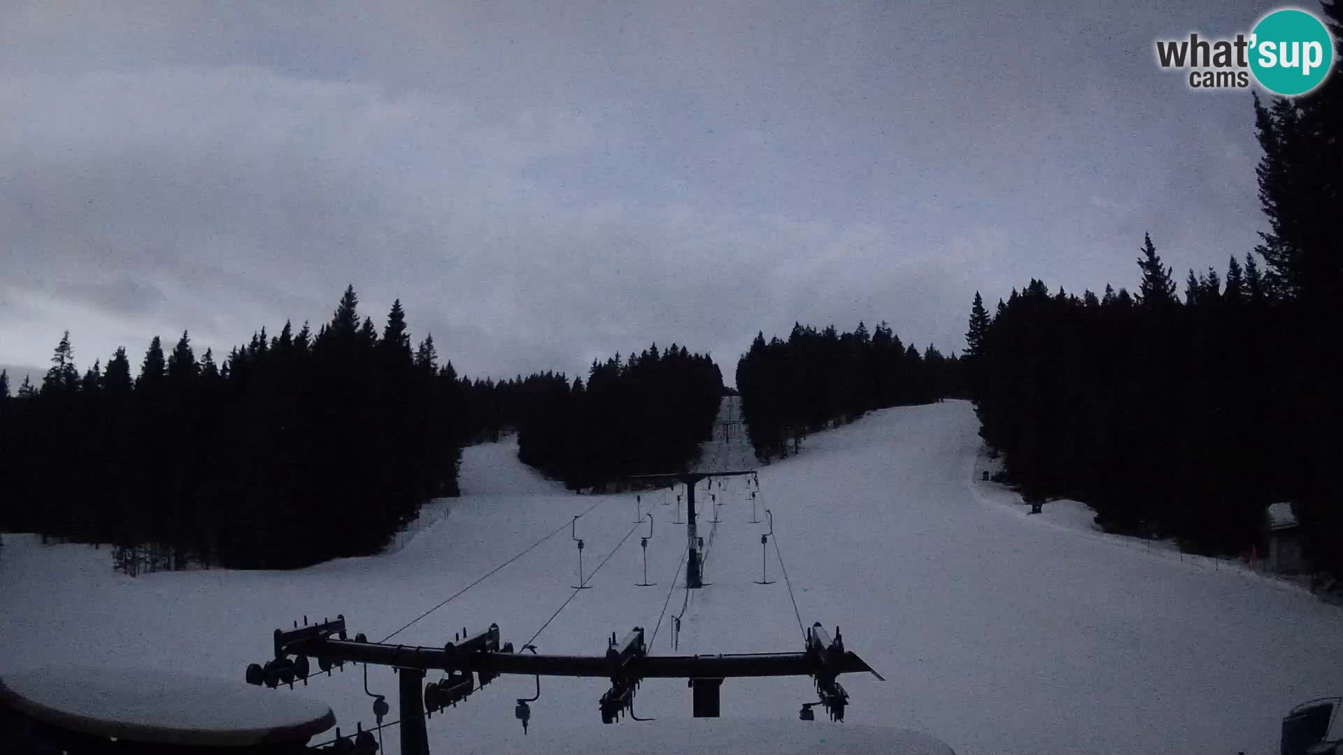 Comprensorio sciistico Rogla Webcam live Ostruščica piste 1 e 2