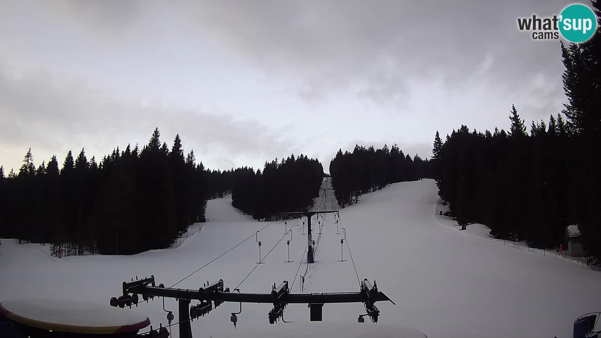 Skijalište Rogla web kamera Ostruščica proga 1 in 2