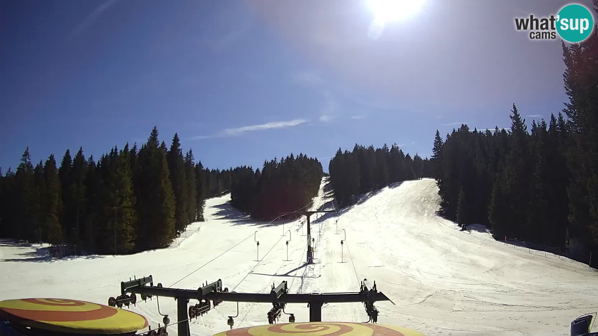 Skigebiet Rogla Webcam Ostruščica Piste 1 und 2