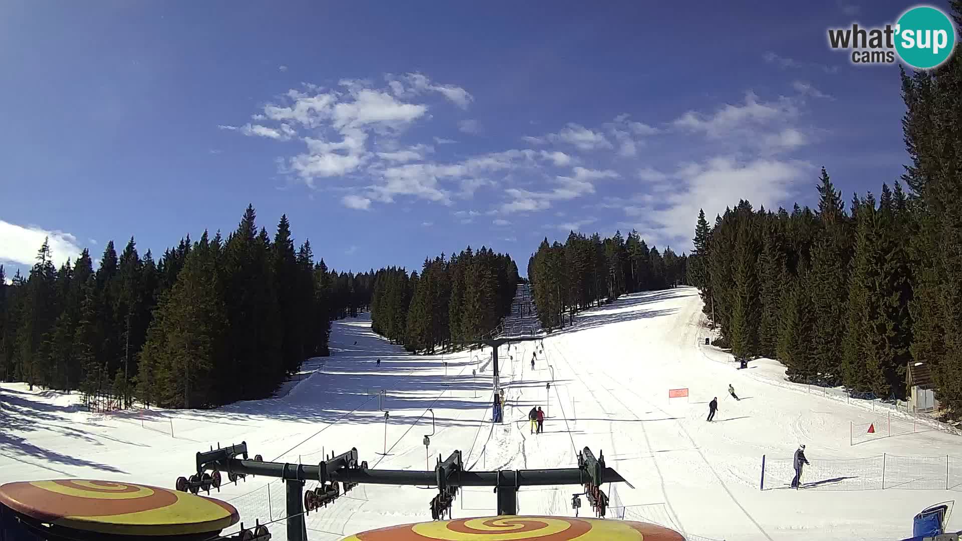 Skigebiet Rogla Webcam Ostruščica Piste 1 und 2