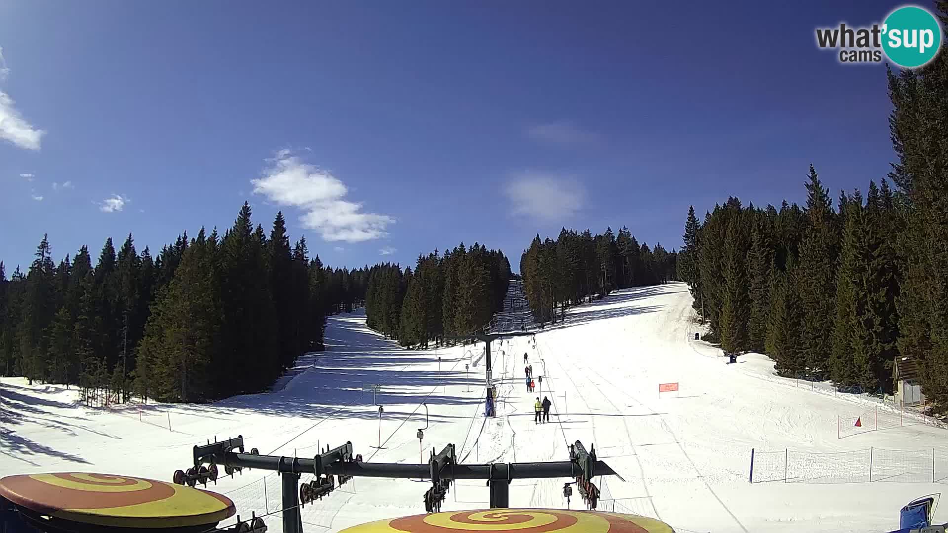 Skigebiet Rogla Webcam Ostruščica Piste 1 und 2