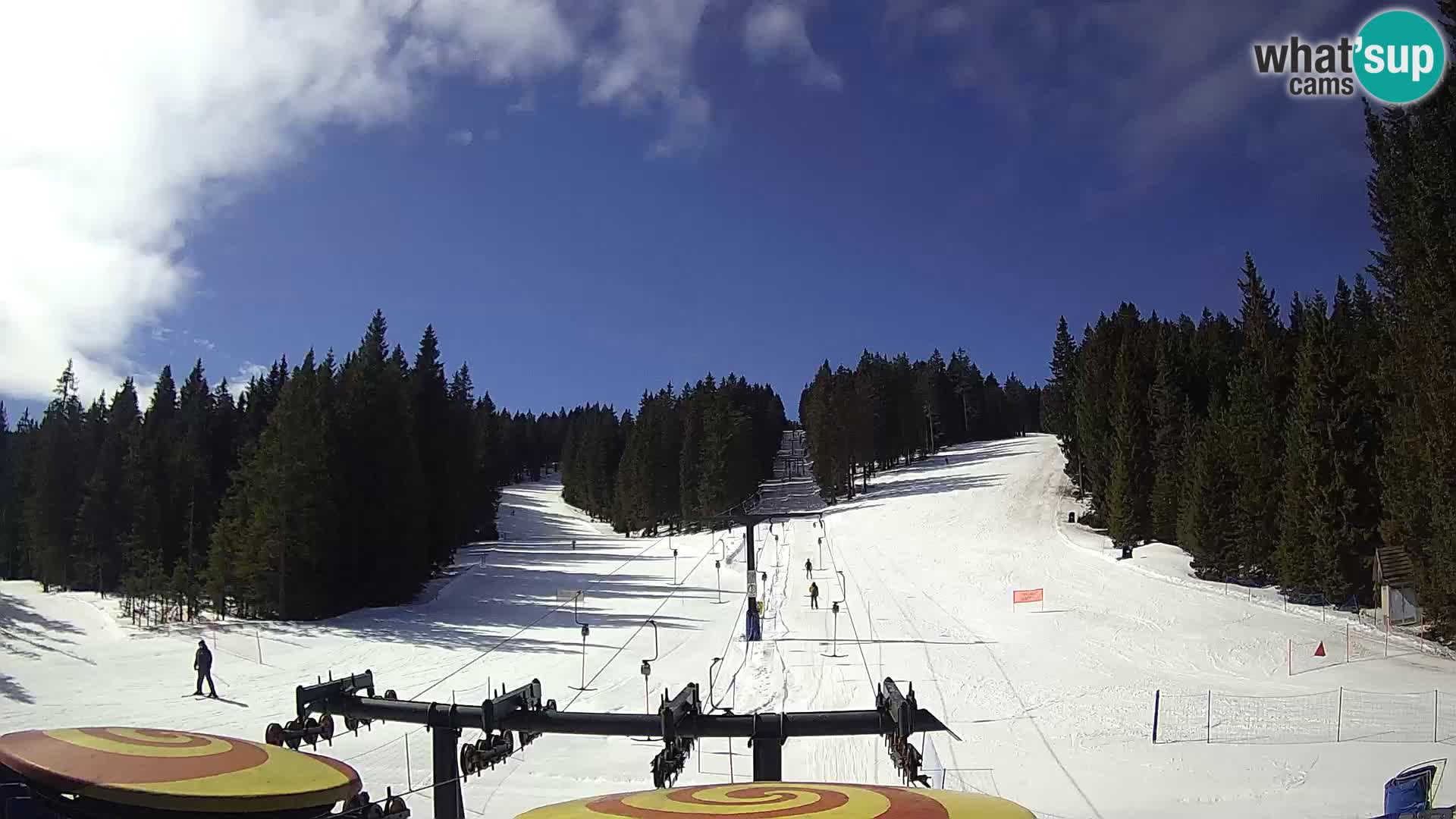 Smučišče Rogla Spletna kamera Ostruščica proga 1 in 2