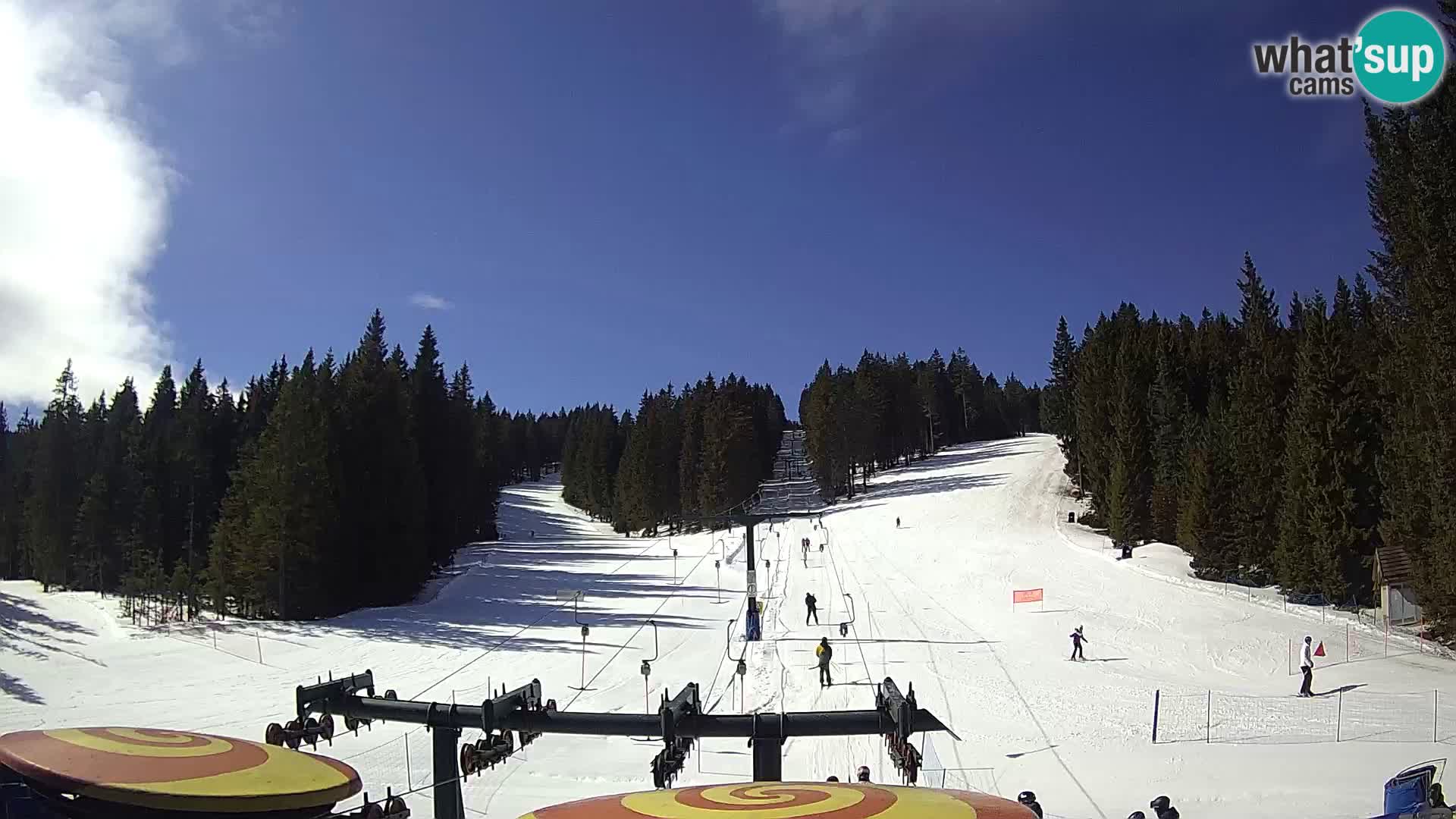 Smučišče Rogla Spletna kamera Ostruščica proga 1 in 2