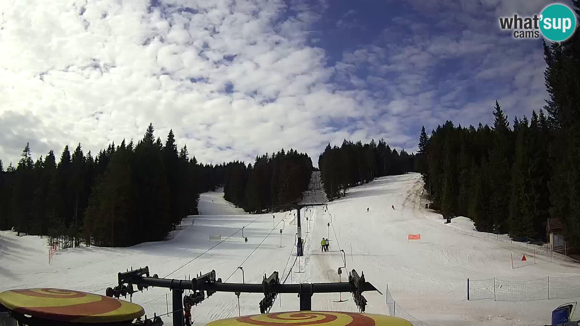 Skijalište Rogla web kamera Ostruščica proga 1 in 2
