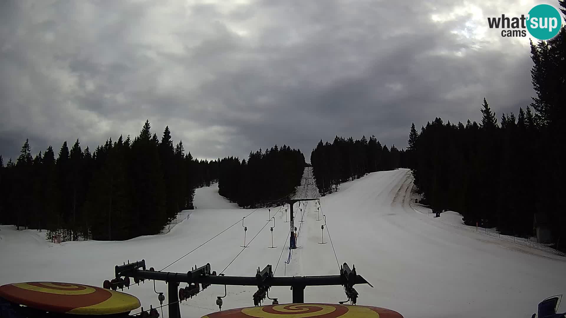 Smučišče Rogla Spletna kamera Ostruščica proga 1 in 2