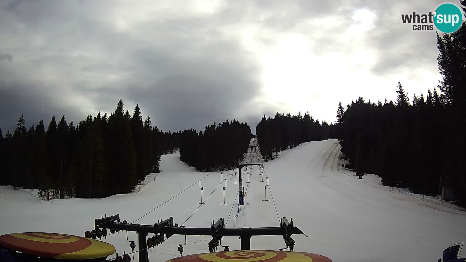 Comprensorio sciistico Rogla Webcam live Ostruščica piste 1 e 2