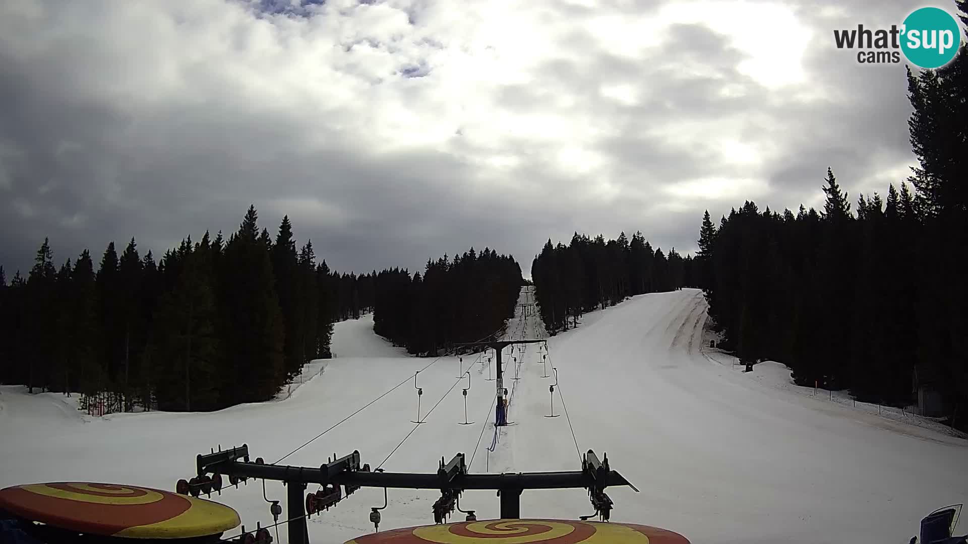 Skigebiet Rogla Webcam Ostruščica Piste 1 und 2