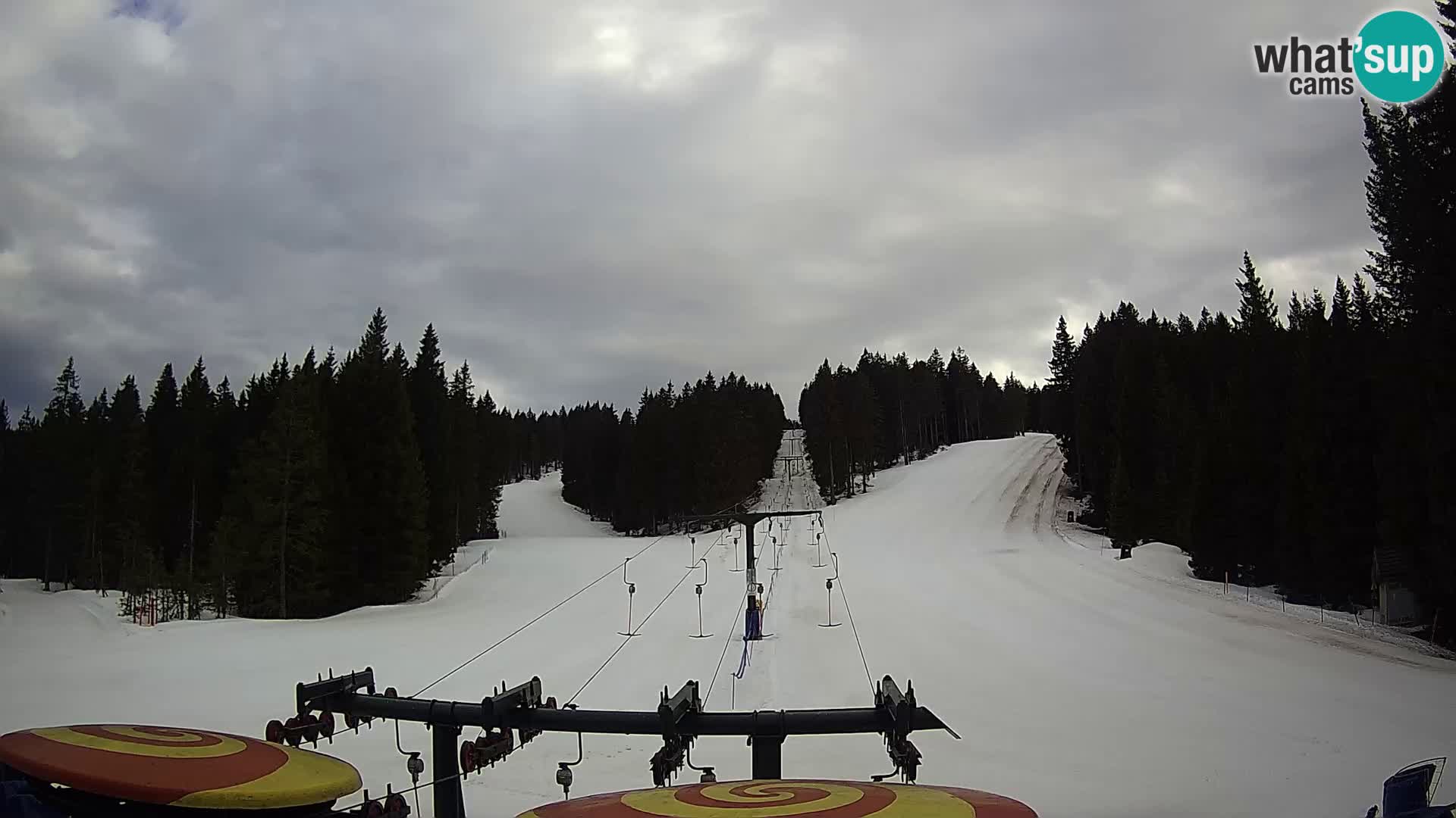 Skijalište Rogla web kamera Ostruščica proga 1 in 2