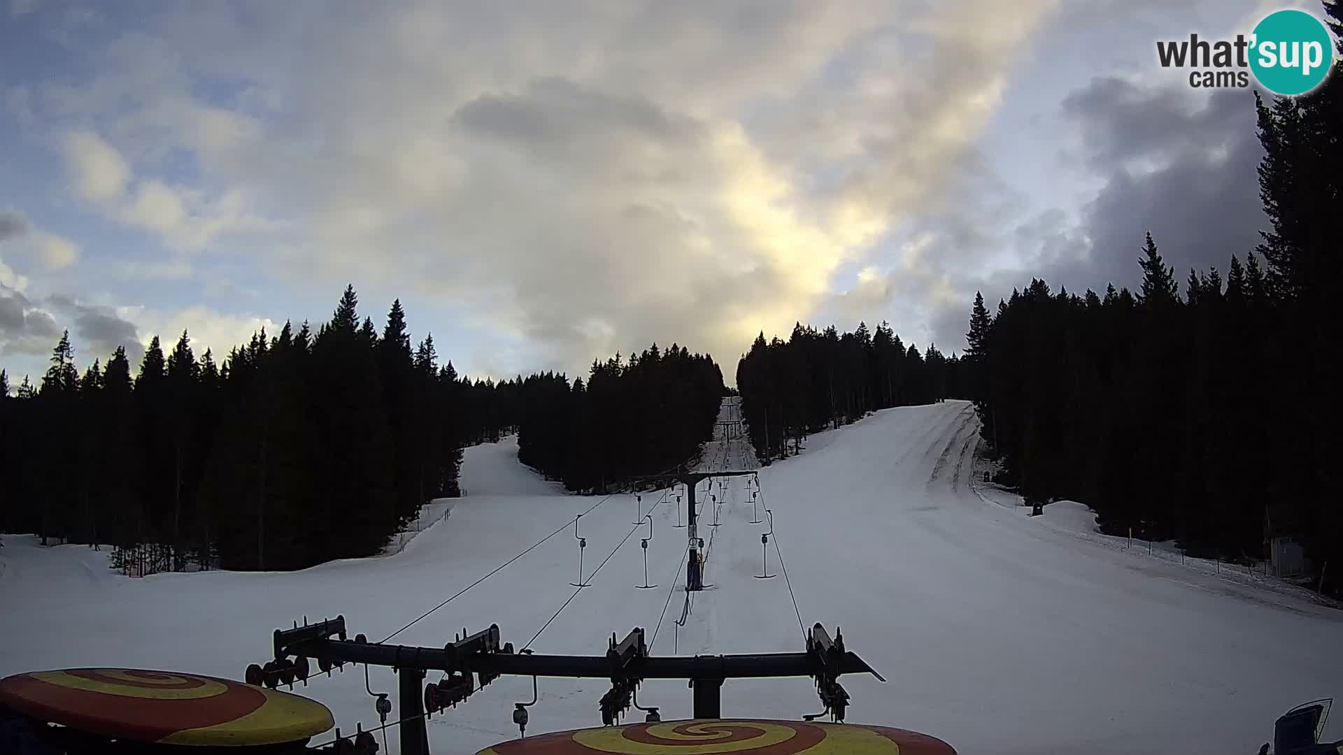 Skigebiet Rogla Webcam Ostruščica Piste 1 und 2