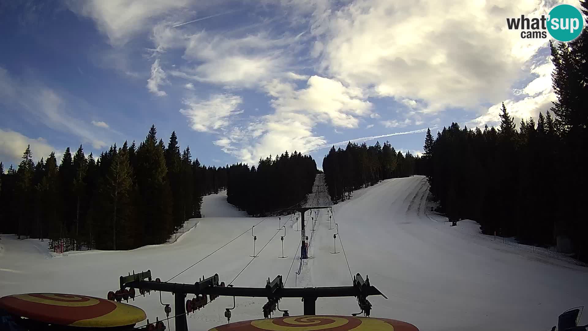 Comprensorio sciistico Rogla Webcam live Ostruščica piste 1 e 2