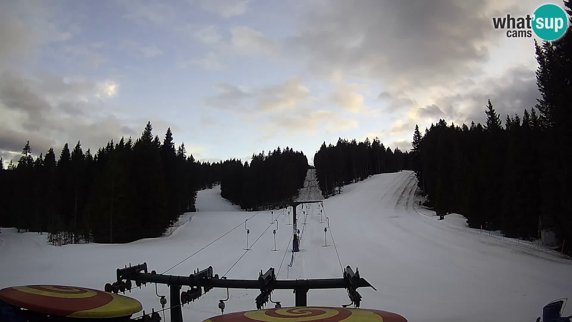 Comprensorio sciistico Rogla Webcam live Ostruščica piste 1 e 2