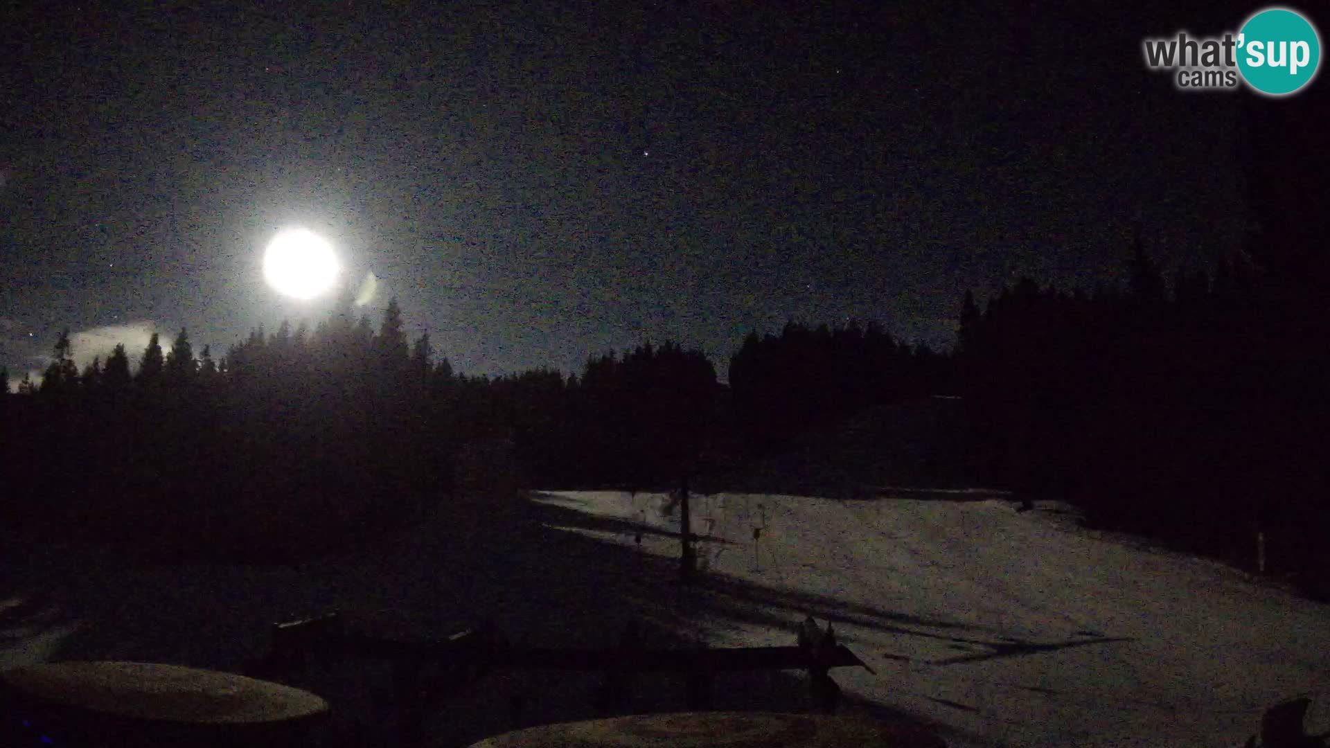 Skijalište Rogla web kamera Ostruščica proga 1 in 2