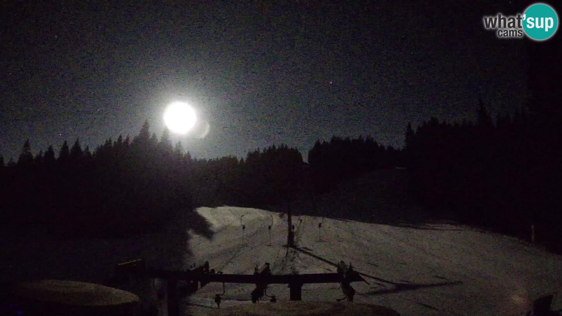 Skigebiet Rogla Webcam Ostruščica Piste 1 und 2