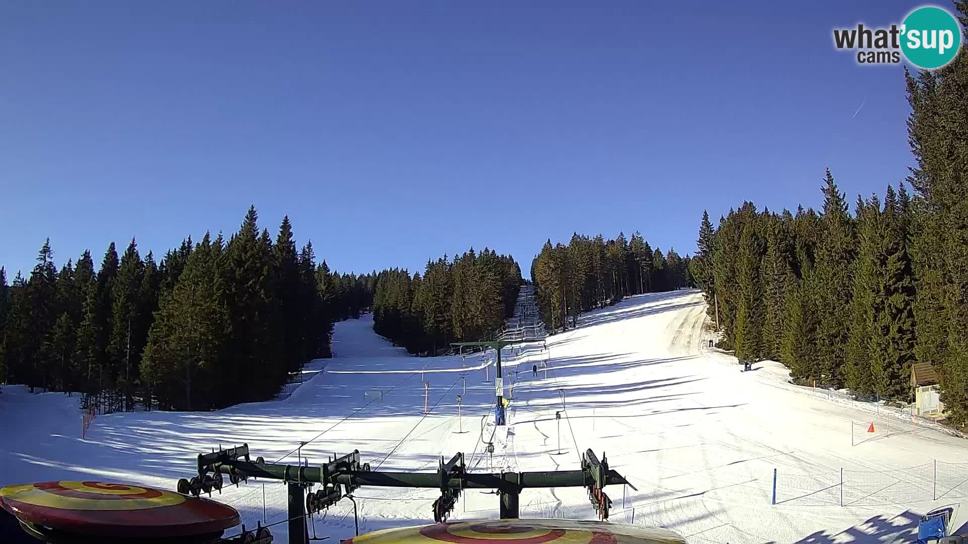 Skigebiet Rogla Webcam Ostruščica Piste 1 und 2