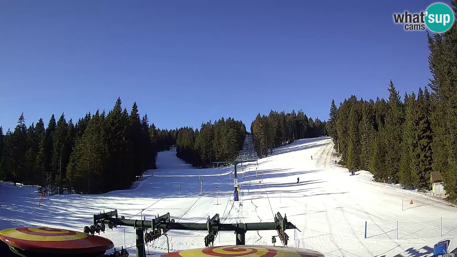 Skigebiet Rogla Webcam Ostruščica Piste 1 und 2
