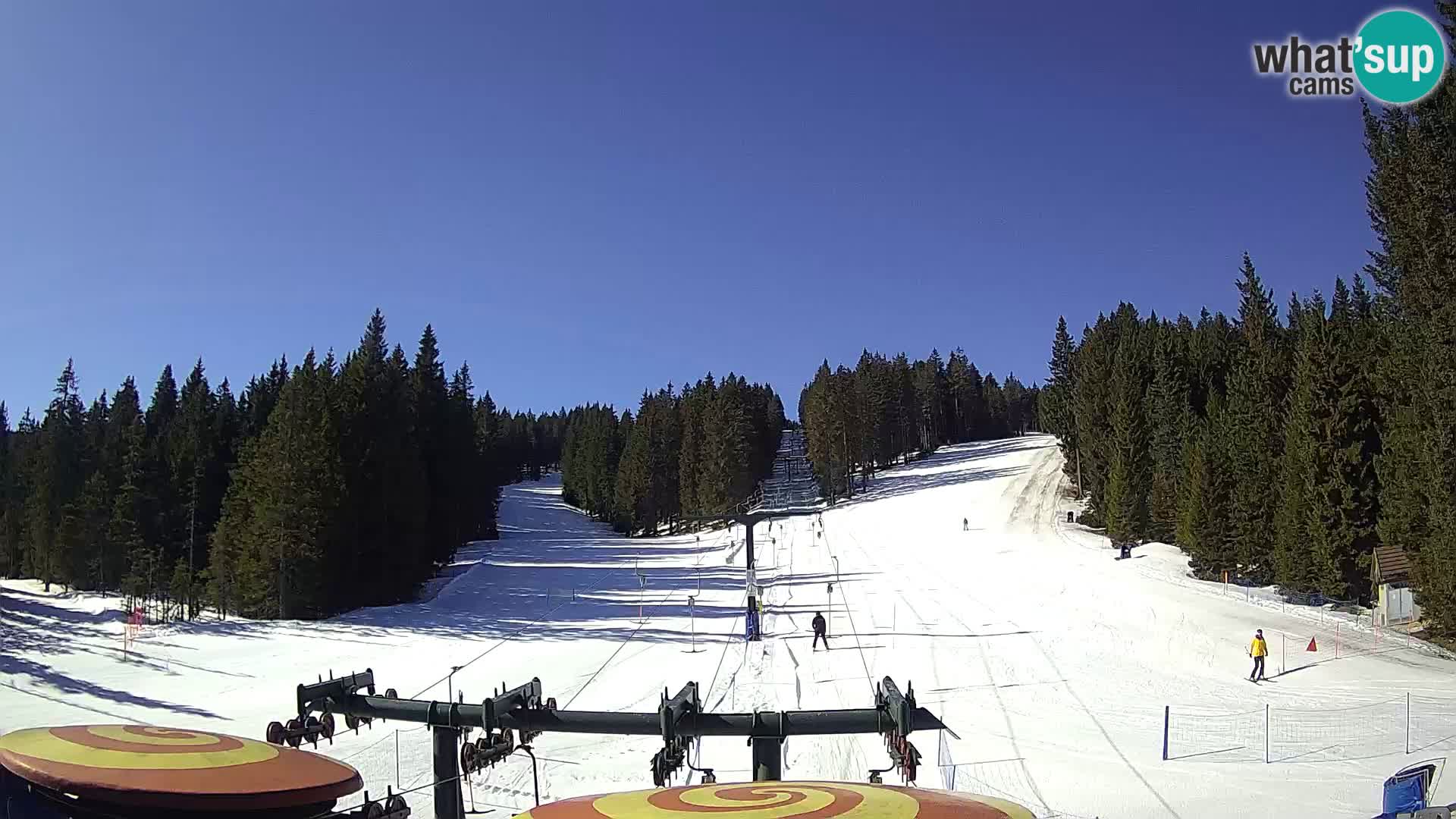 Skigebiet Rogla Webcam Ostruščica Piste 1 und 2