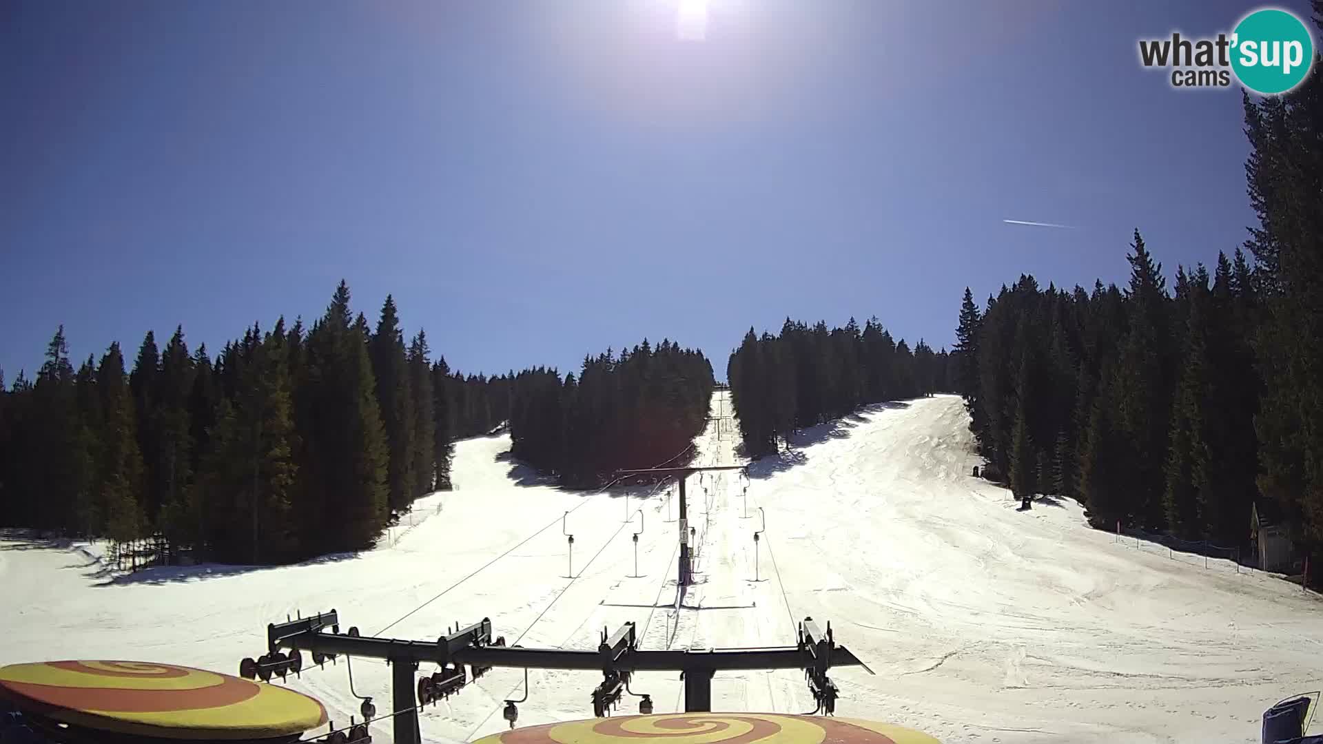 Skijalište Rogla web kamera Ostruščica proga 1 in 2