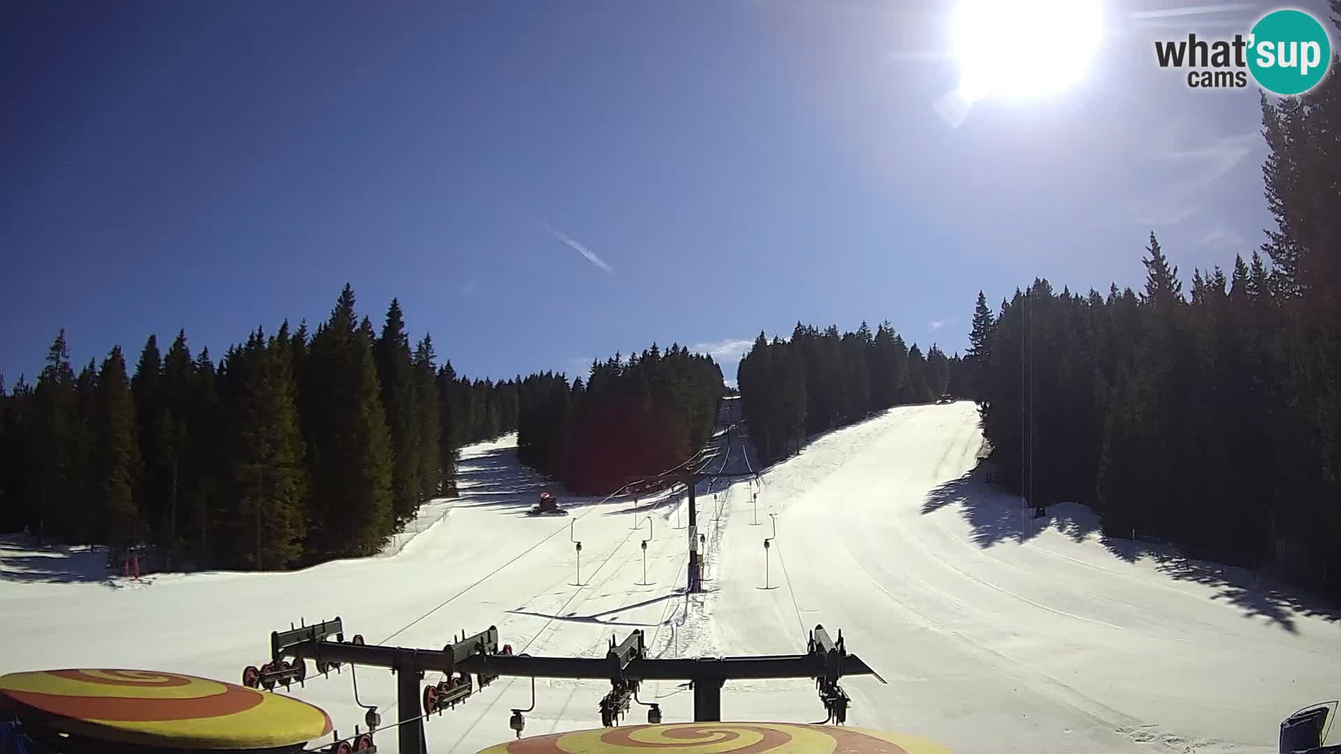 Skigebiet Rogla Webcam Ostruščica Piste 1 und 2