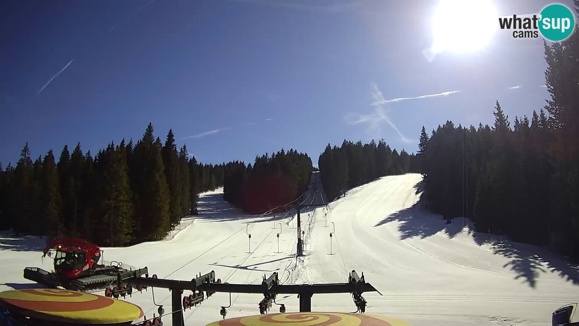 Comprensorio sciistico Rogla Webcam live Ostruščica piste 1 e 2