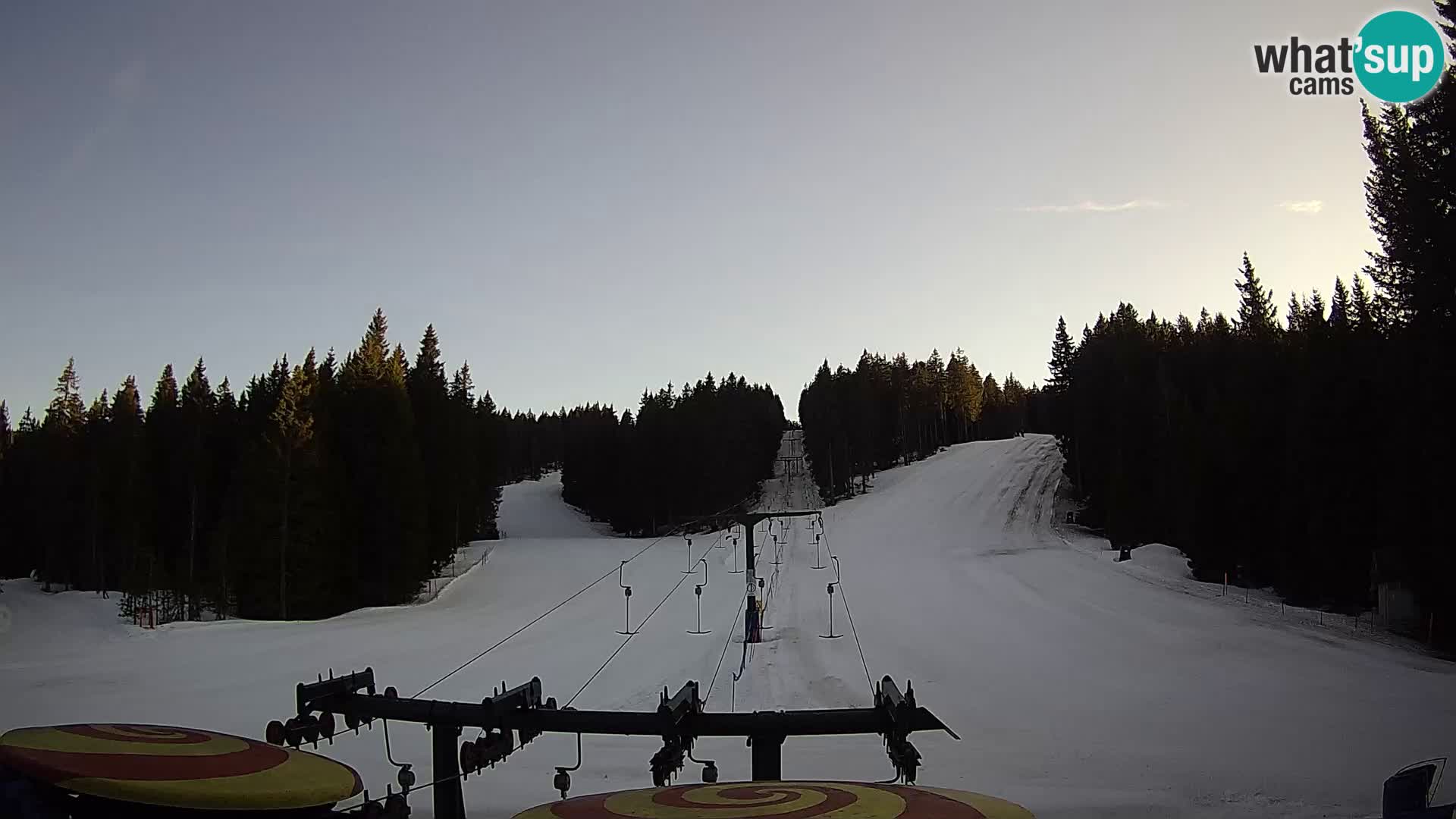 Skigebiet Rogla Webcam Ostruščica Piste 1 und 2