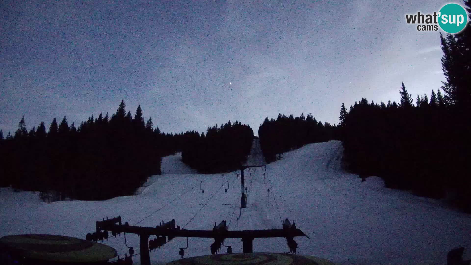 Comprensorio sciistico Rogla Webcam live Ostruščica piste 1 e 2