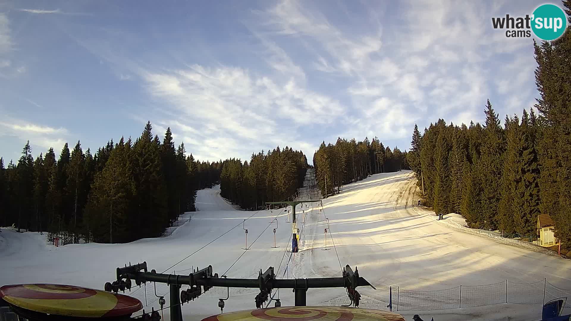Skigebiet Rogla Webcam Ostruščica Piste 1 und 2