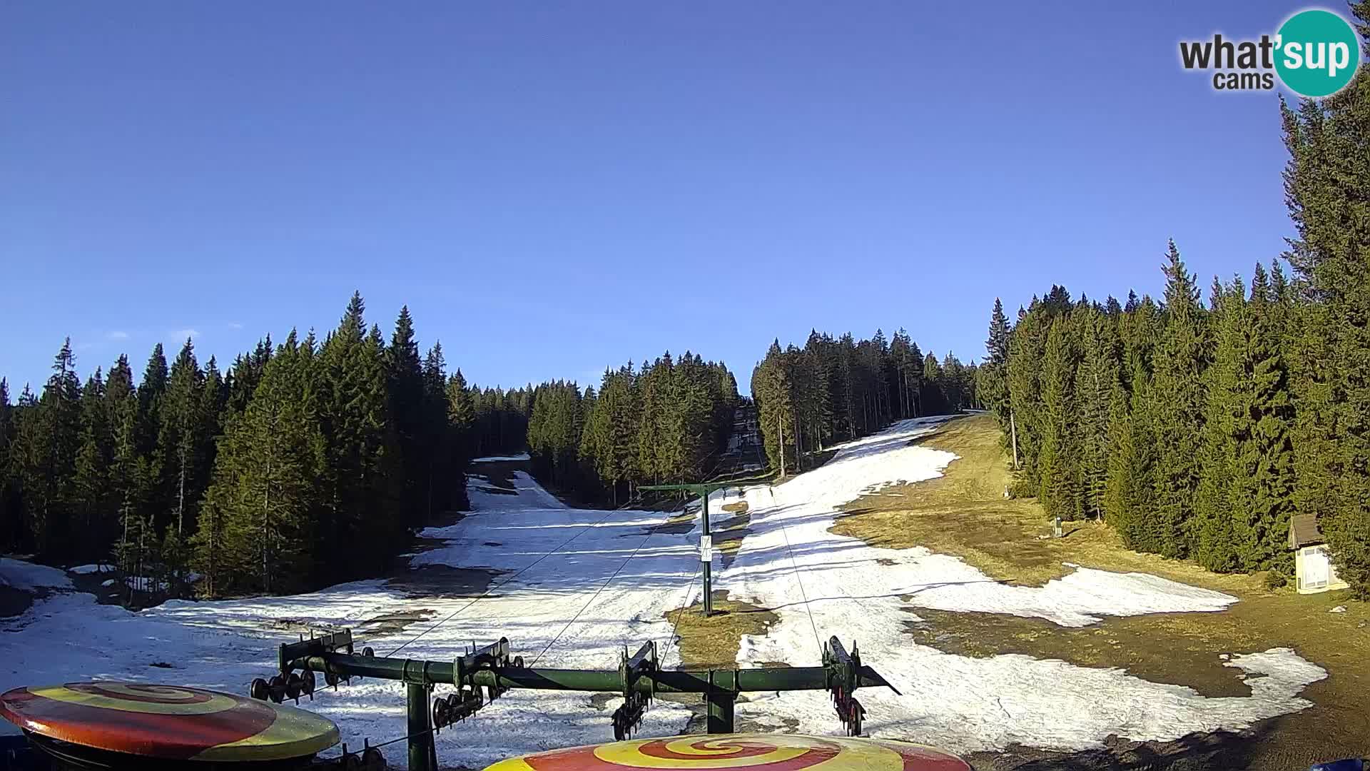 Skijalište Rogla web kamera Ostruščica proga 1 in 2