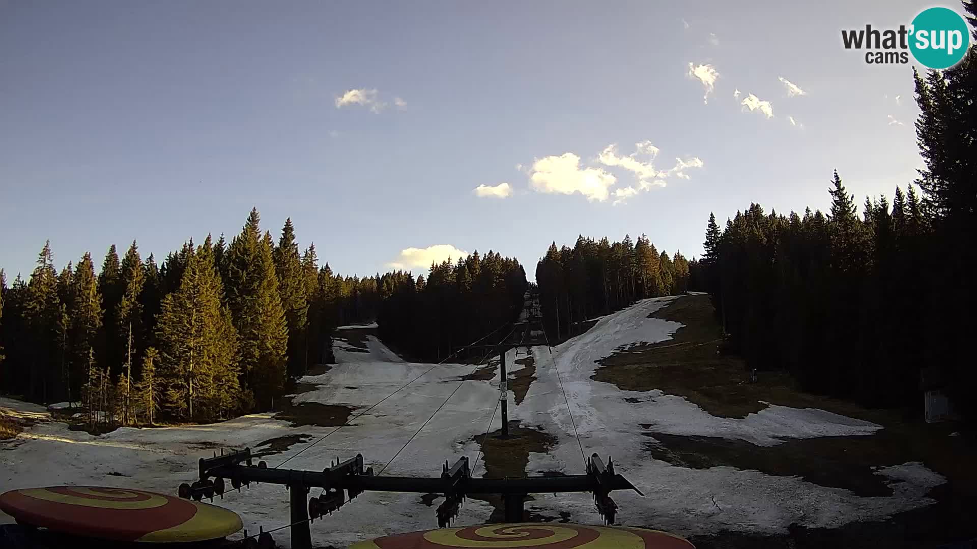 Skigebiet Rogla Webcam Ostruščica Piste 1 und 2