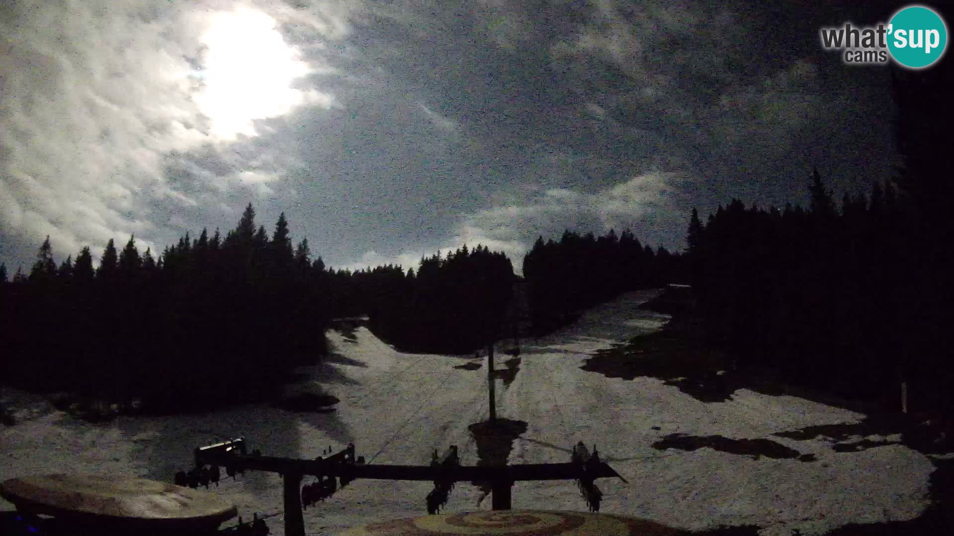 Skigebiet Rogla Webcam Ostruščica Piste 1 und 2