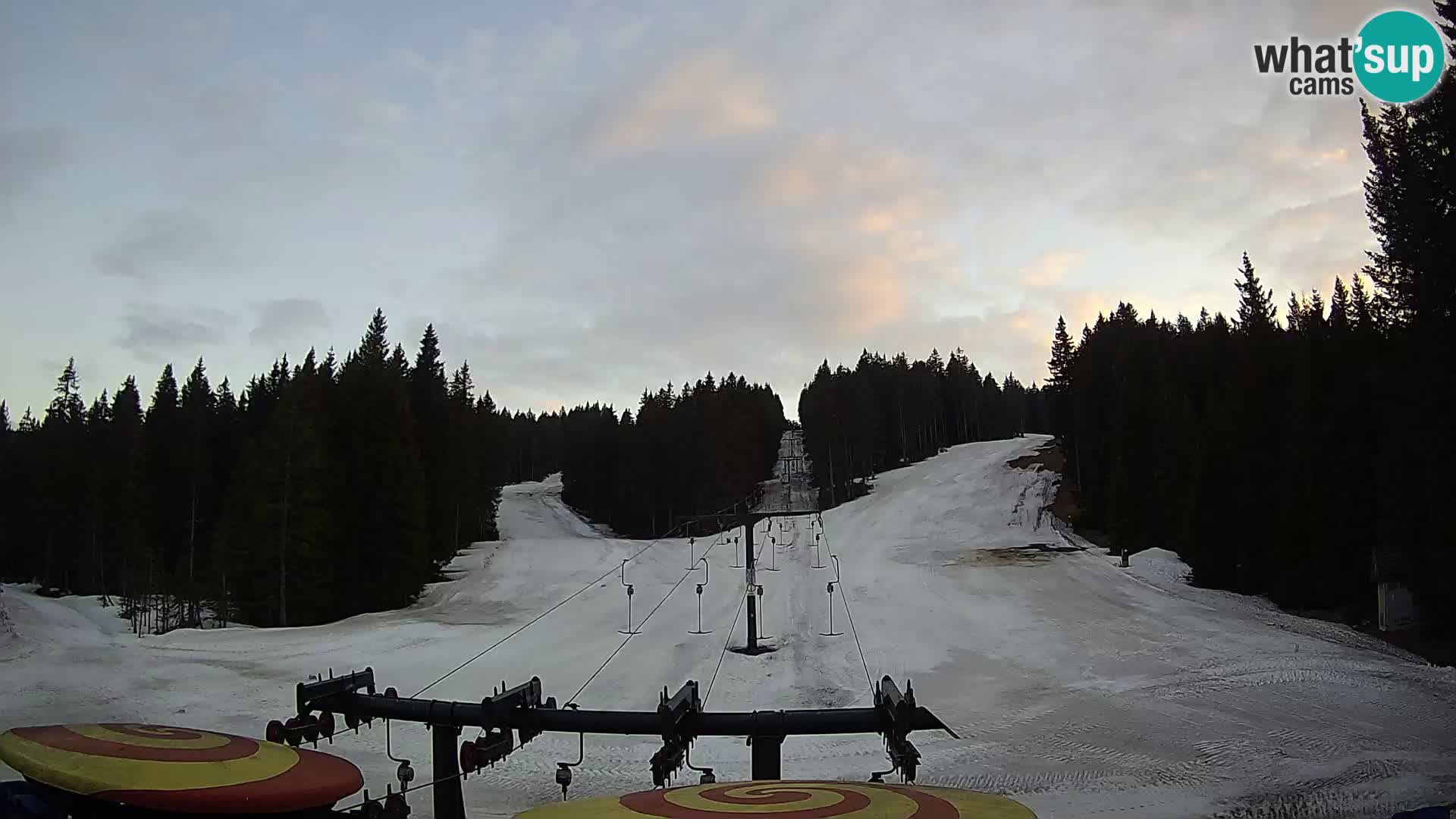 Estación de esquí Rogla Webcam Ostruščica pistas 1 y 2