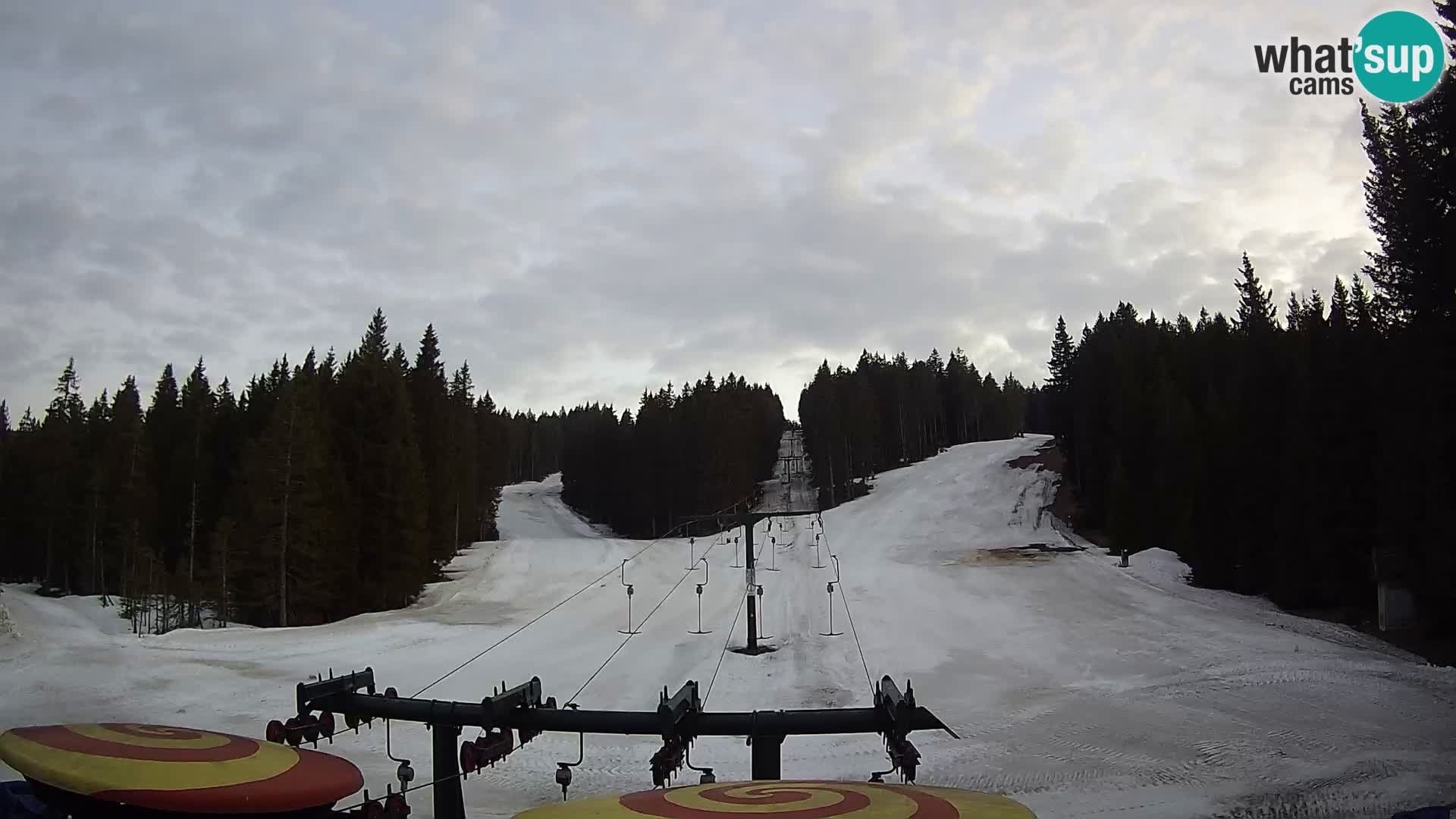 Skigebiet Rogla Webcam Ostruščica Piste 1 und 2