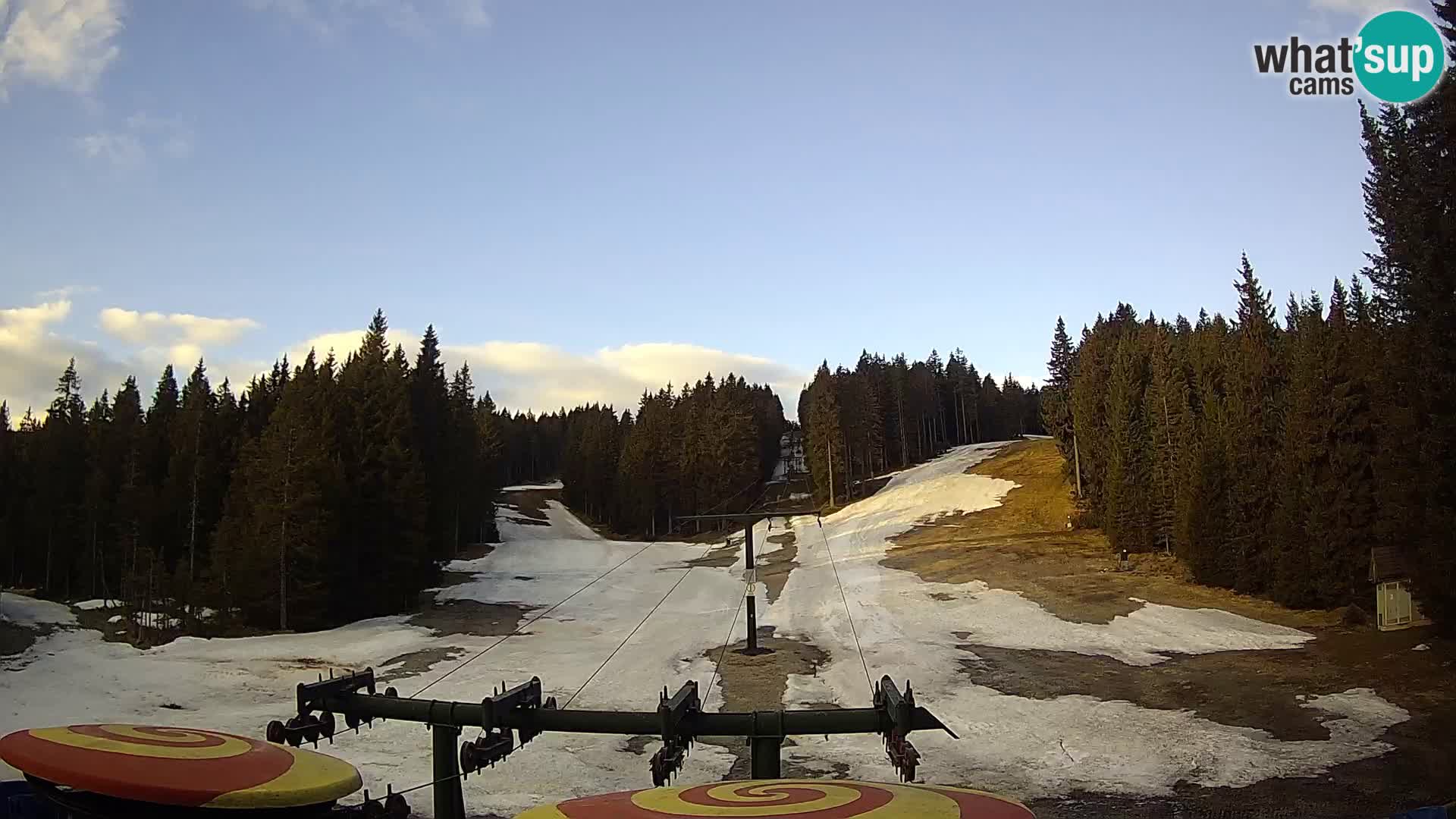 Skigebiet Rogla Webcam Ostruščica Piste 1 und 2