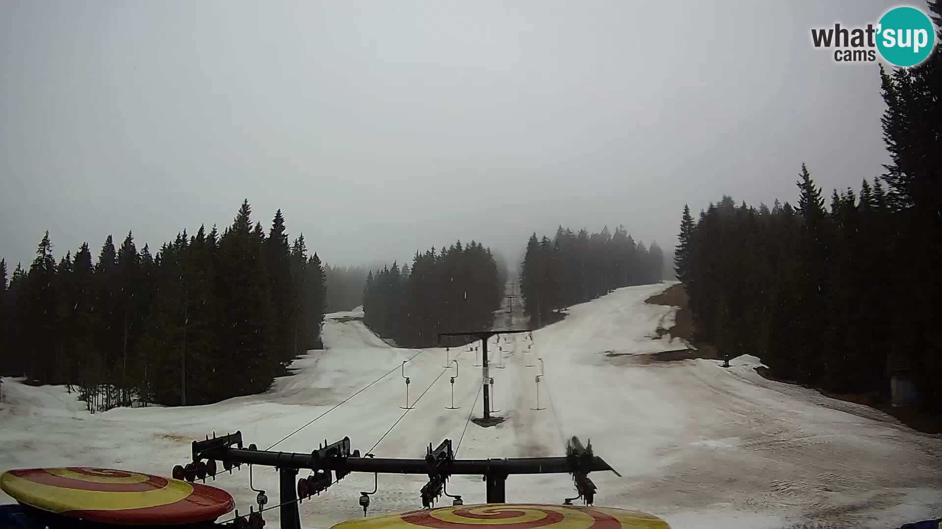 Skijalište Rogla web kamera Ostruščica proga 1 in 2
