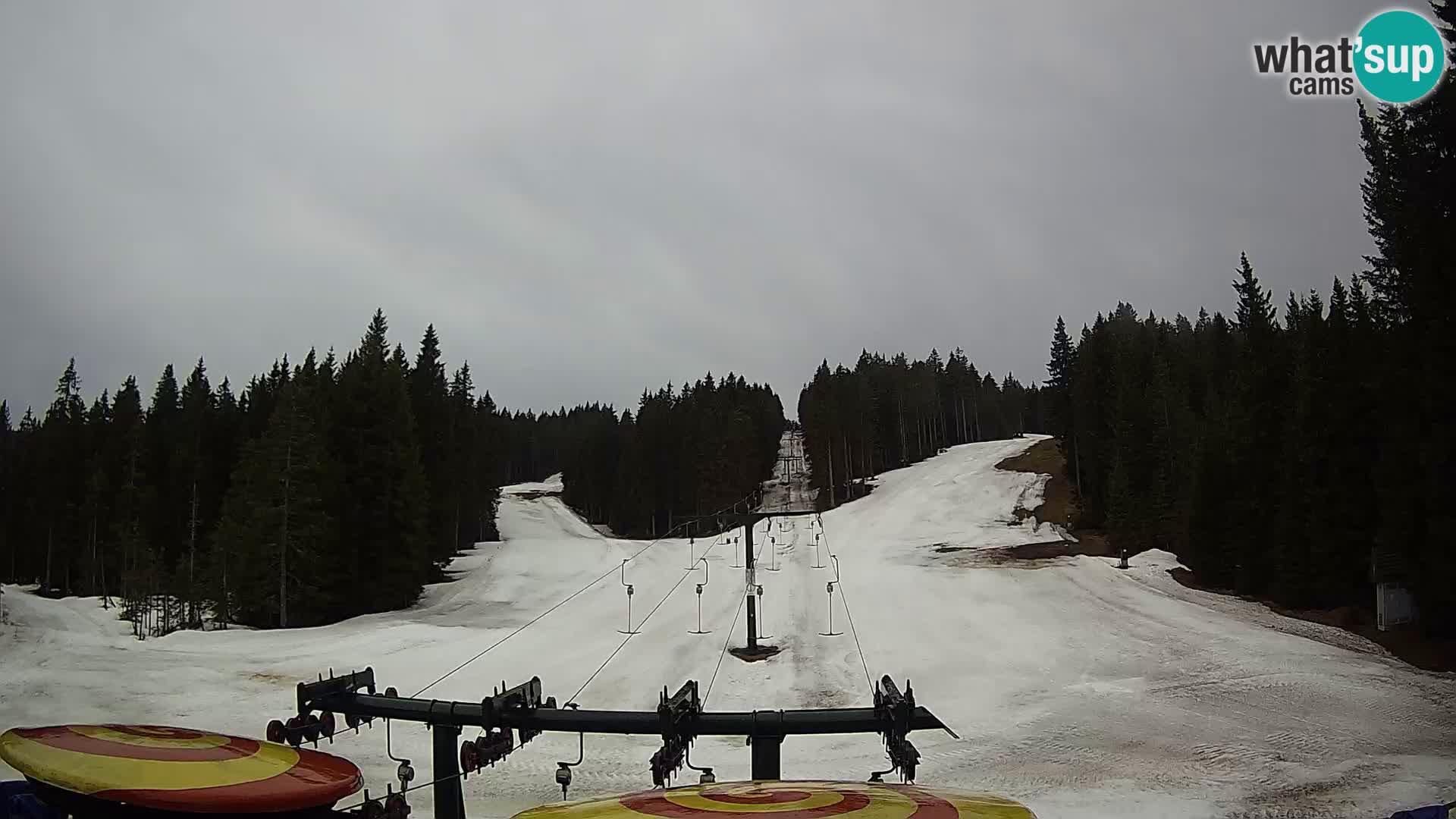Skijalište Rogla web kamera Ostruščica proga 1 in 2
