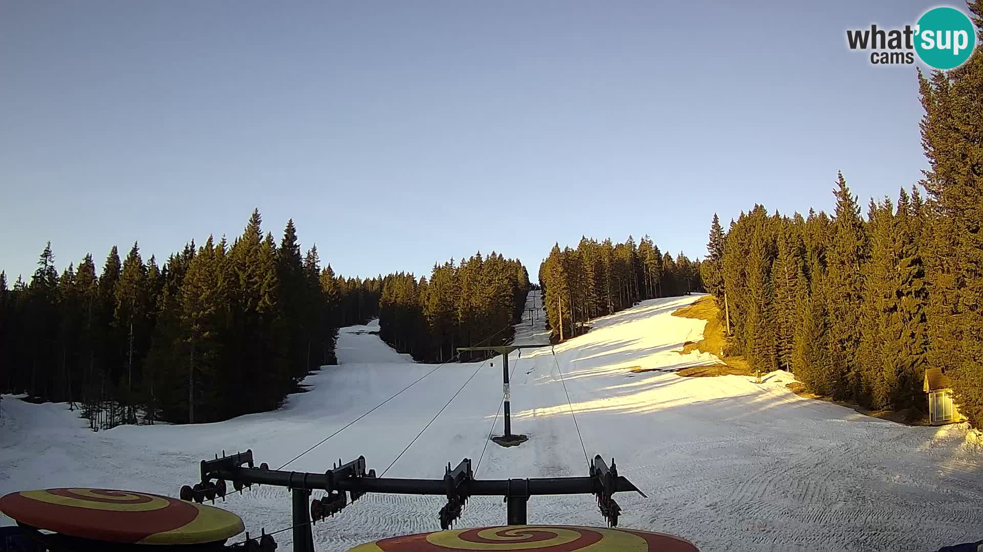 Skijalište Rogla web kamera Ostruščica proga 1 in 2