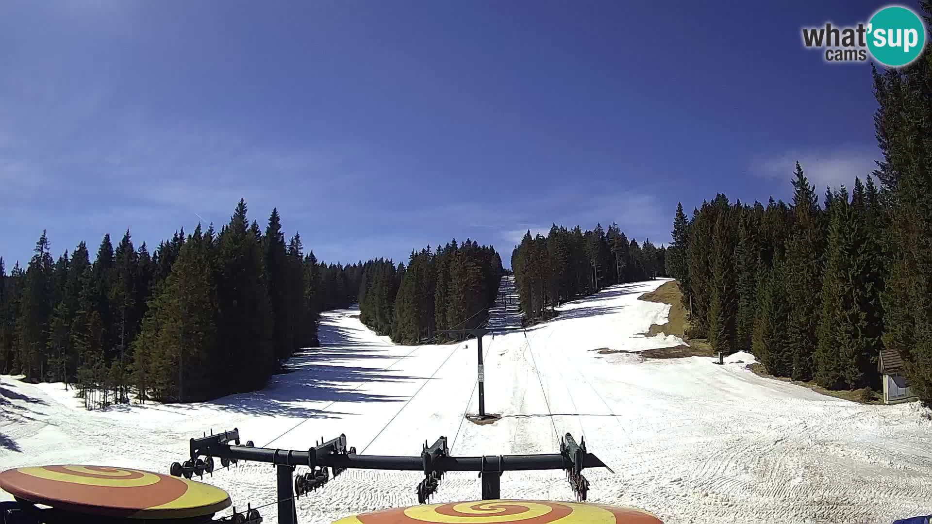 Smučišče Rogla Spletna kamera Ostruščica proga 1 in 2