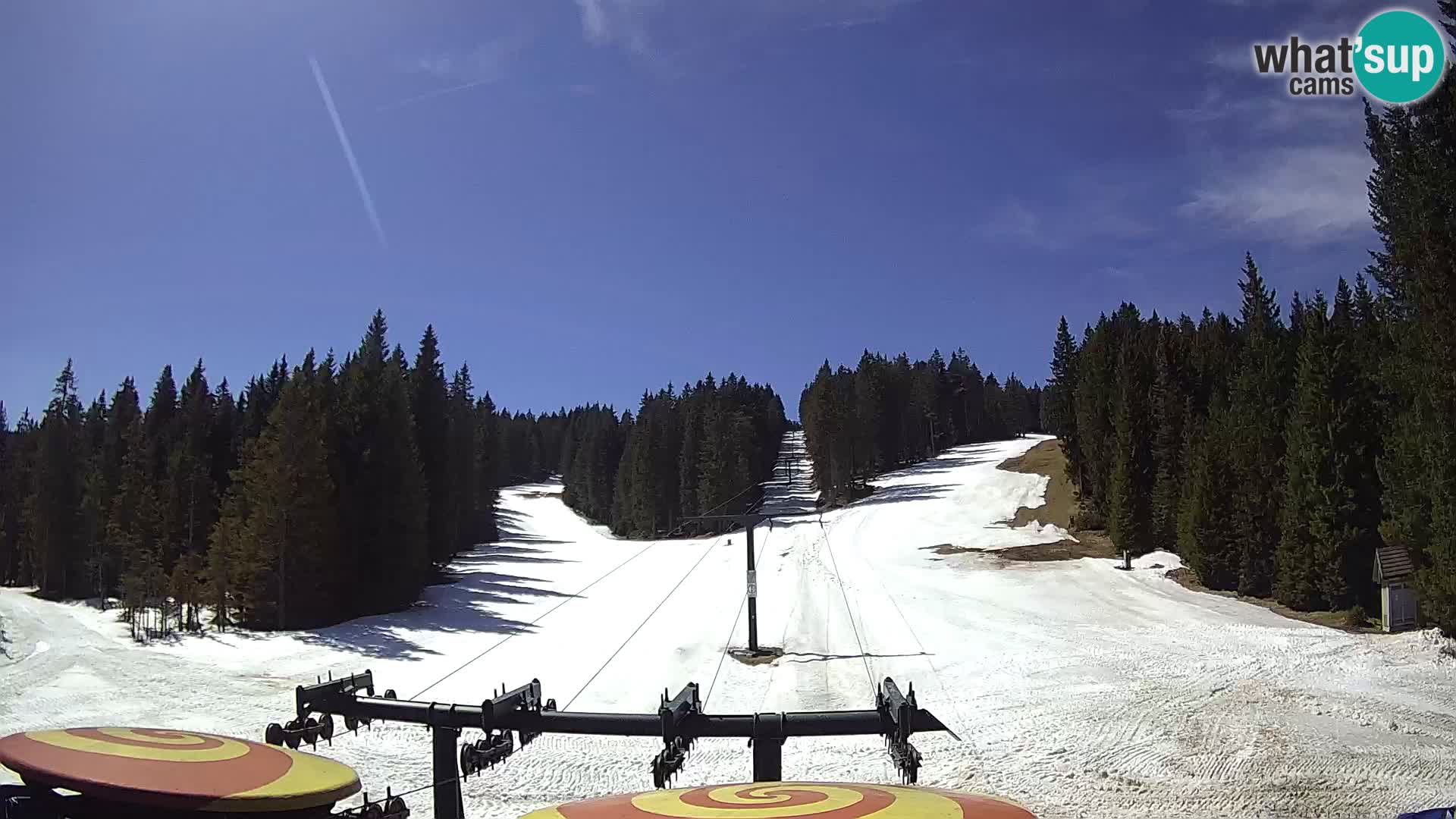 Comprensorio sciistico Rogla Webcam live Ostruščica piste 1 e 2