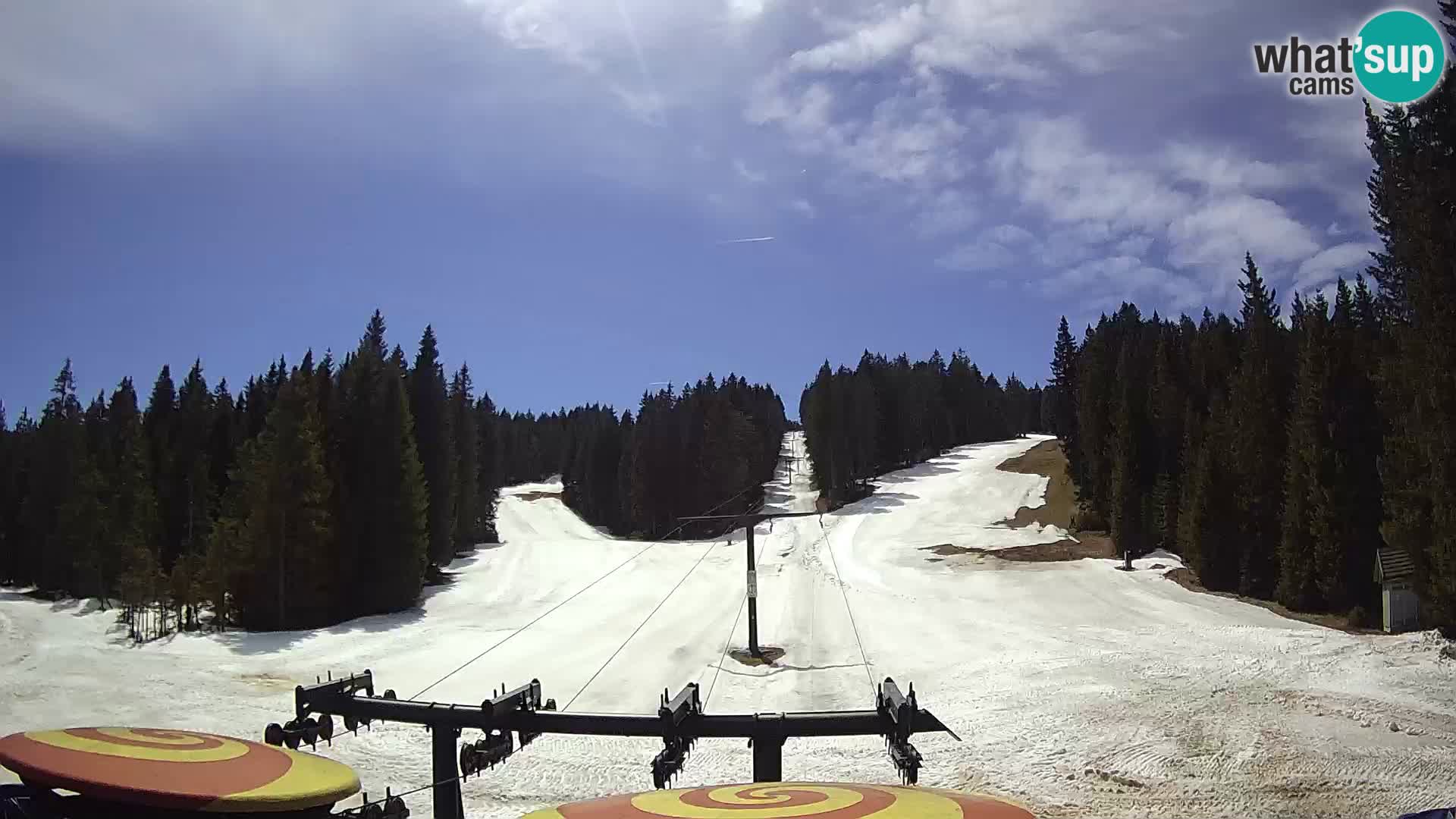 Comprensorio sciistico Rogla Webcam live Ostruščica piste 1 e 2