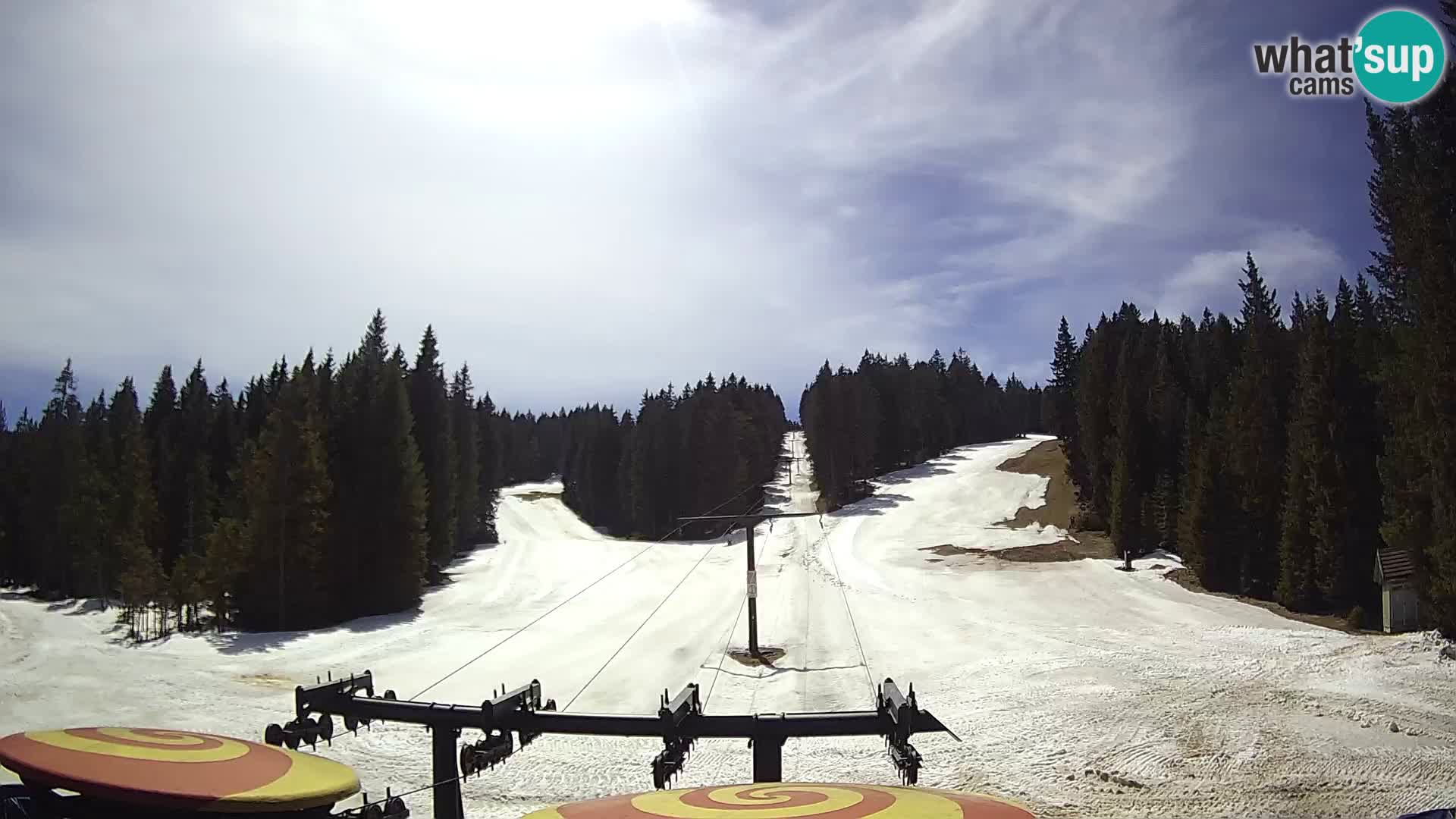 Estación de esquí Rogla Webcam Ostruščica pistas 1 y 2