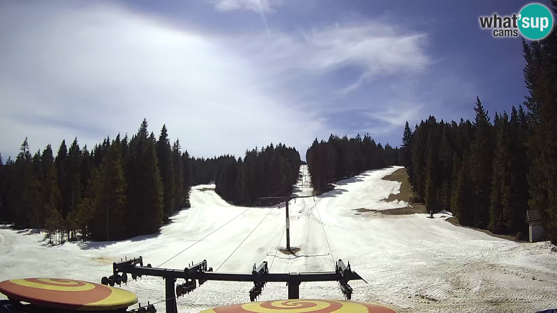 Estación de esquí Rogla Webcam Ostruščica pistas 1 y 2