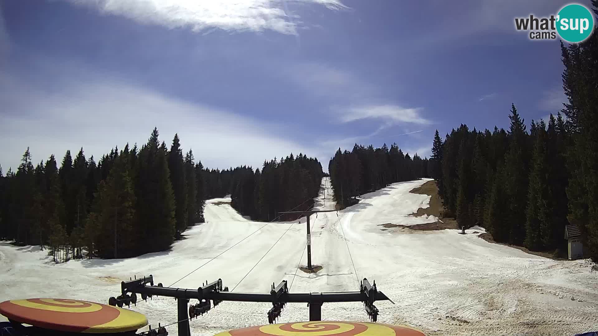 Estación de esquí Rogla Webcam Ostruščica pistas 1 y 2